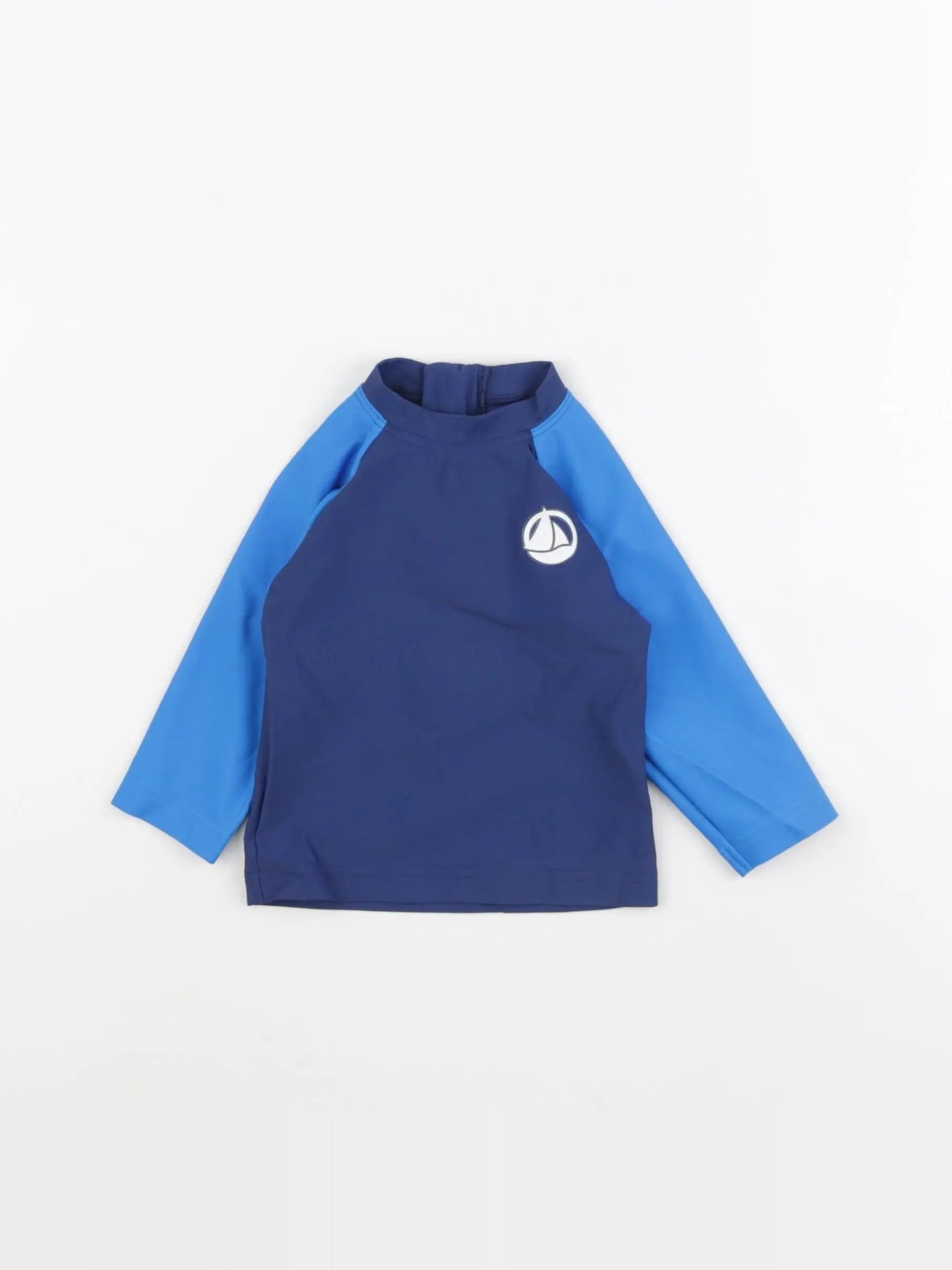 Petit Bateau - tee-shirt de bain bleu - 6 mois
