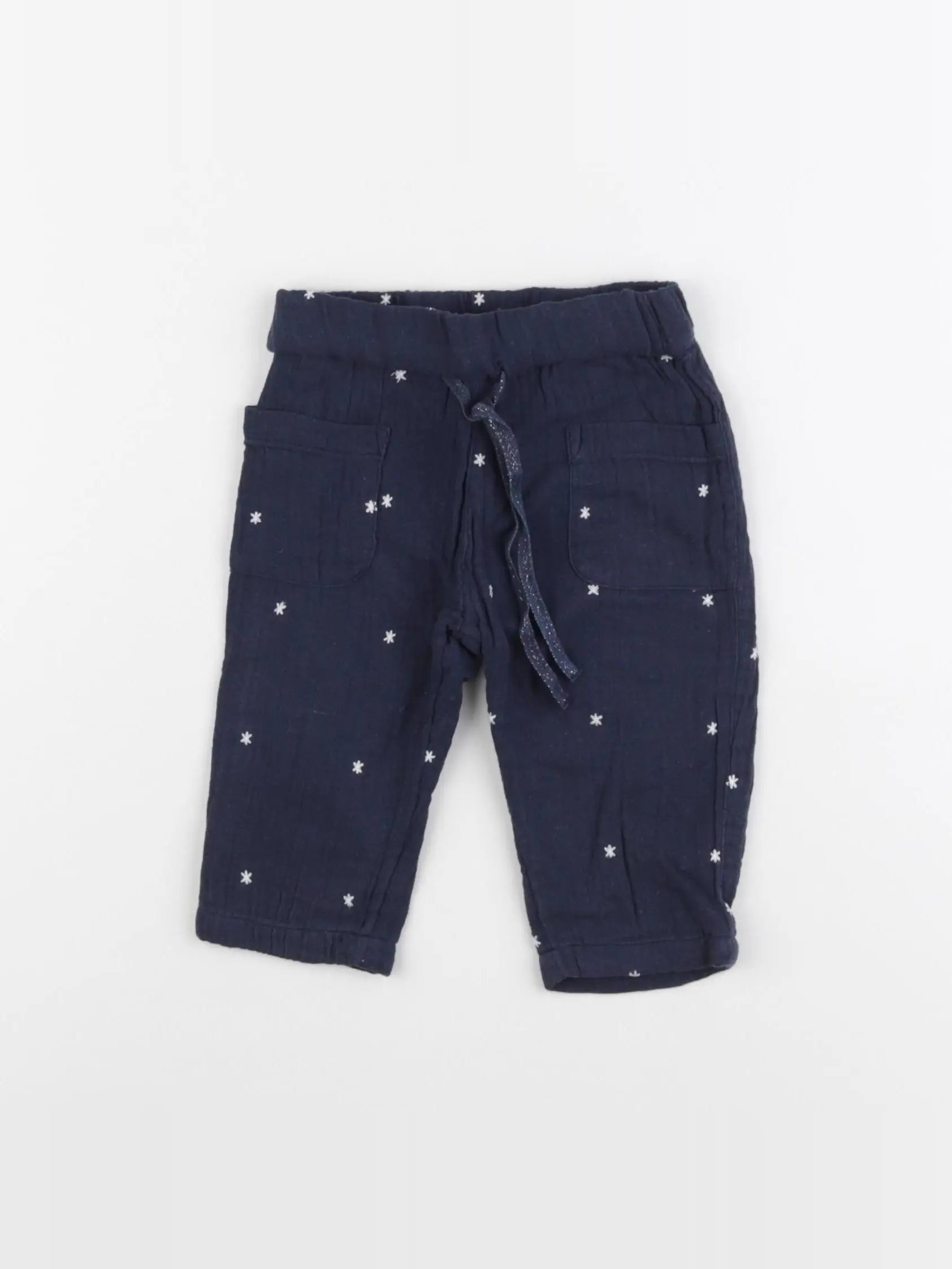 Boutchou - pantalon bleu - 6 mois