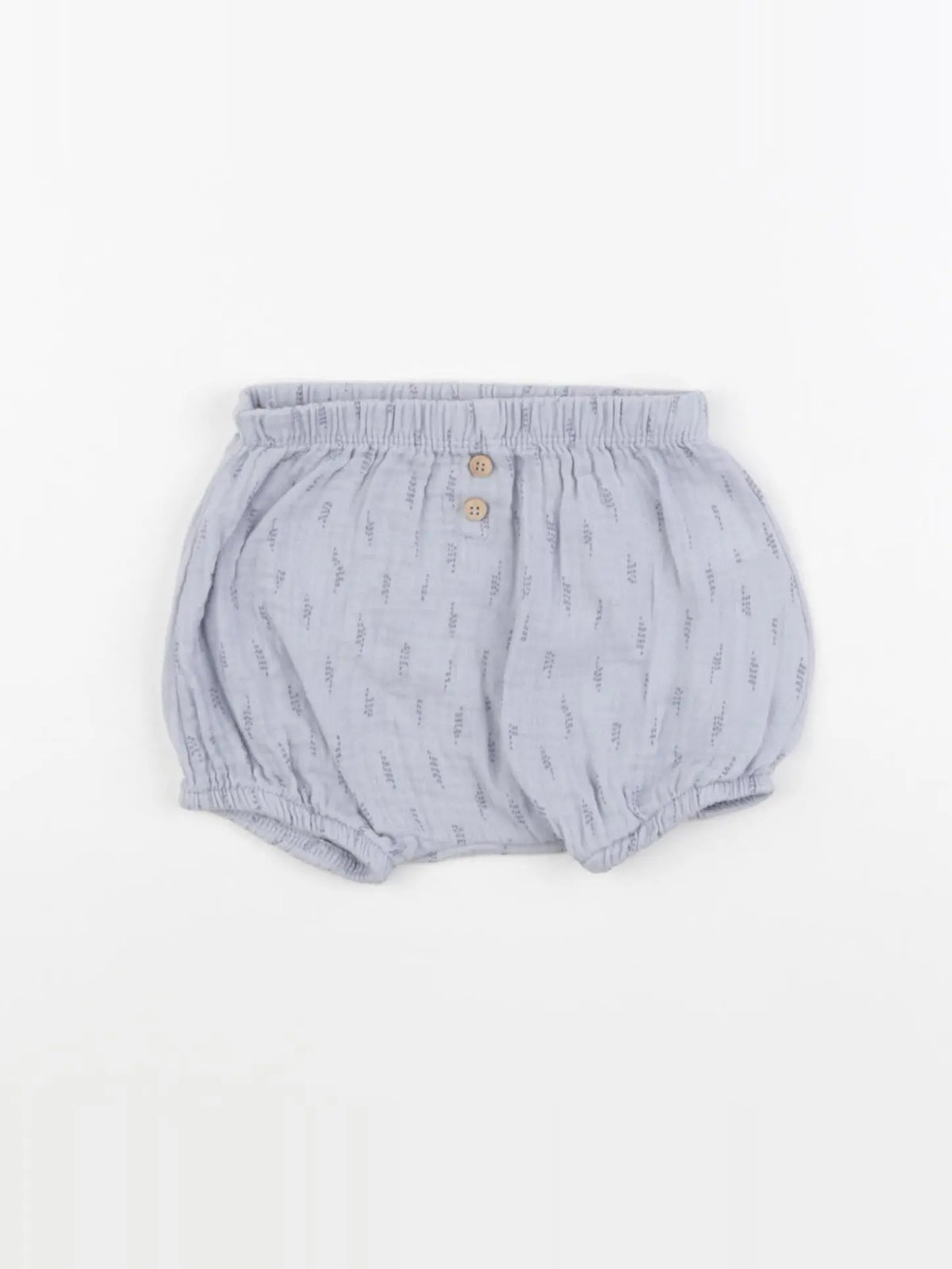 Zara - bloomer bleu, gris - 3/6 mois
