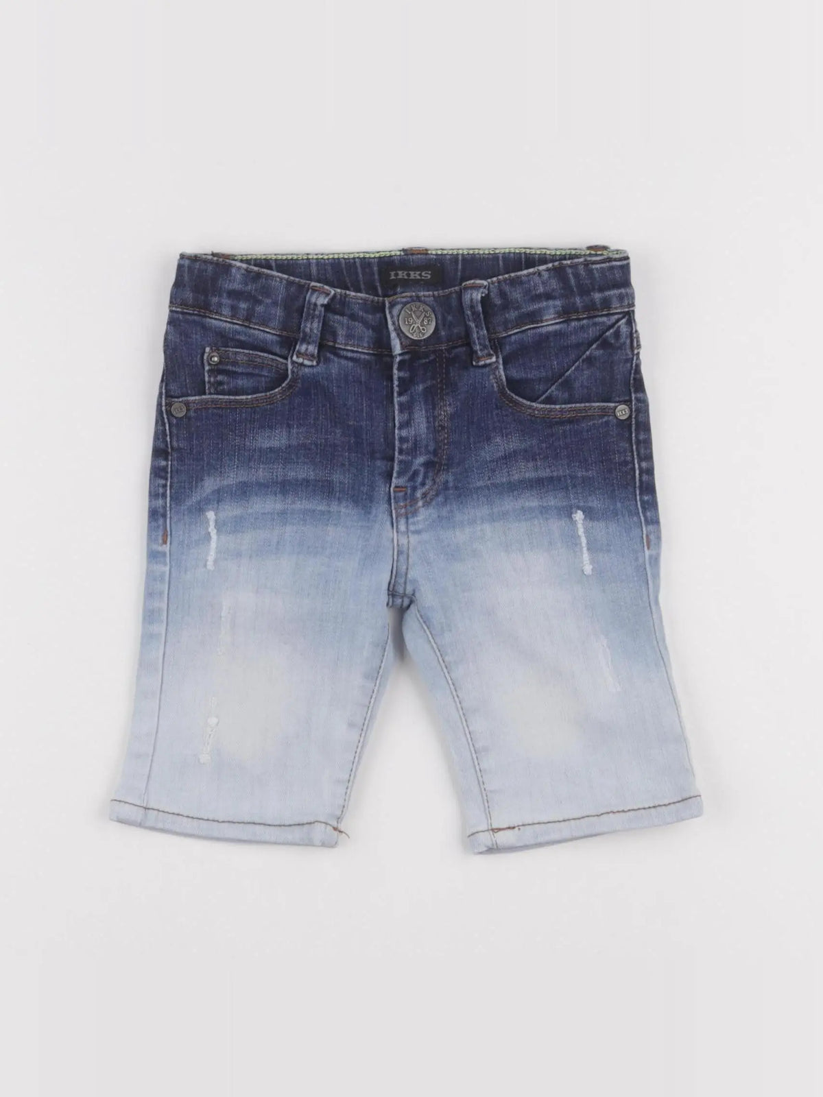 IKKS - short bleu - 3 ans