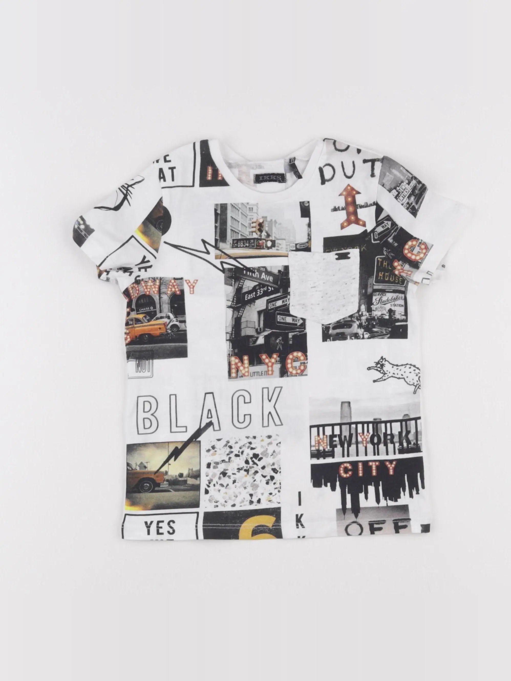 IKKS - tee-shirt blanc - 3 ans