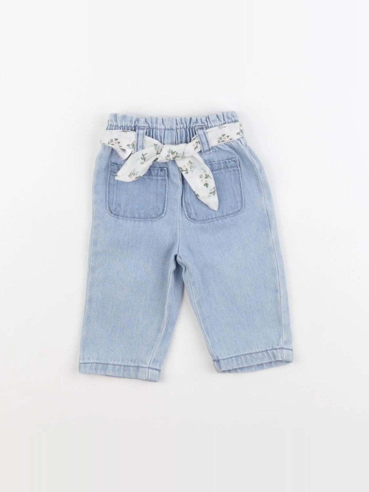Vertbaudet - pantalon bleu - 3 mois