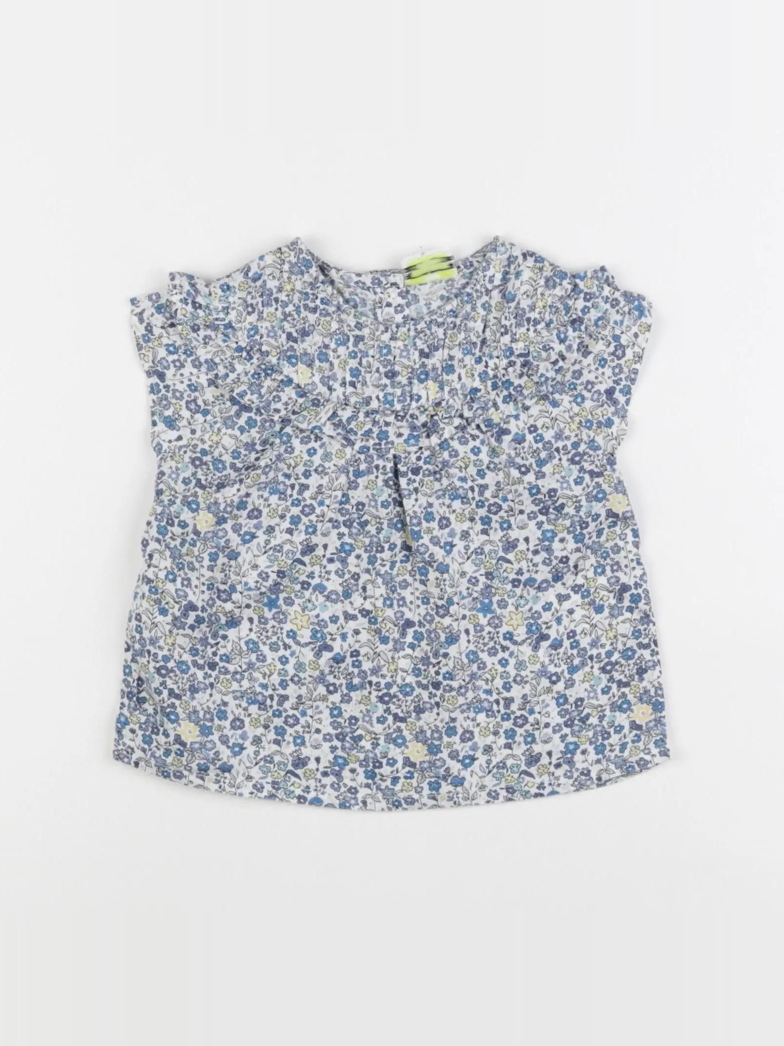 Tape à l'oeil - blouse bleu - 12 mois