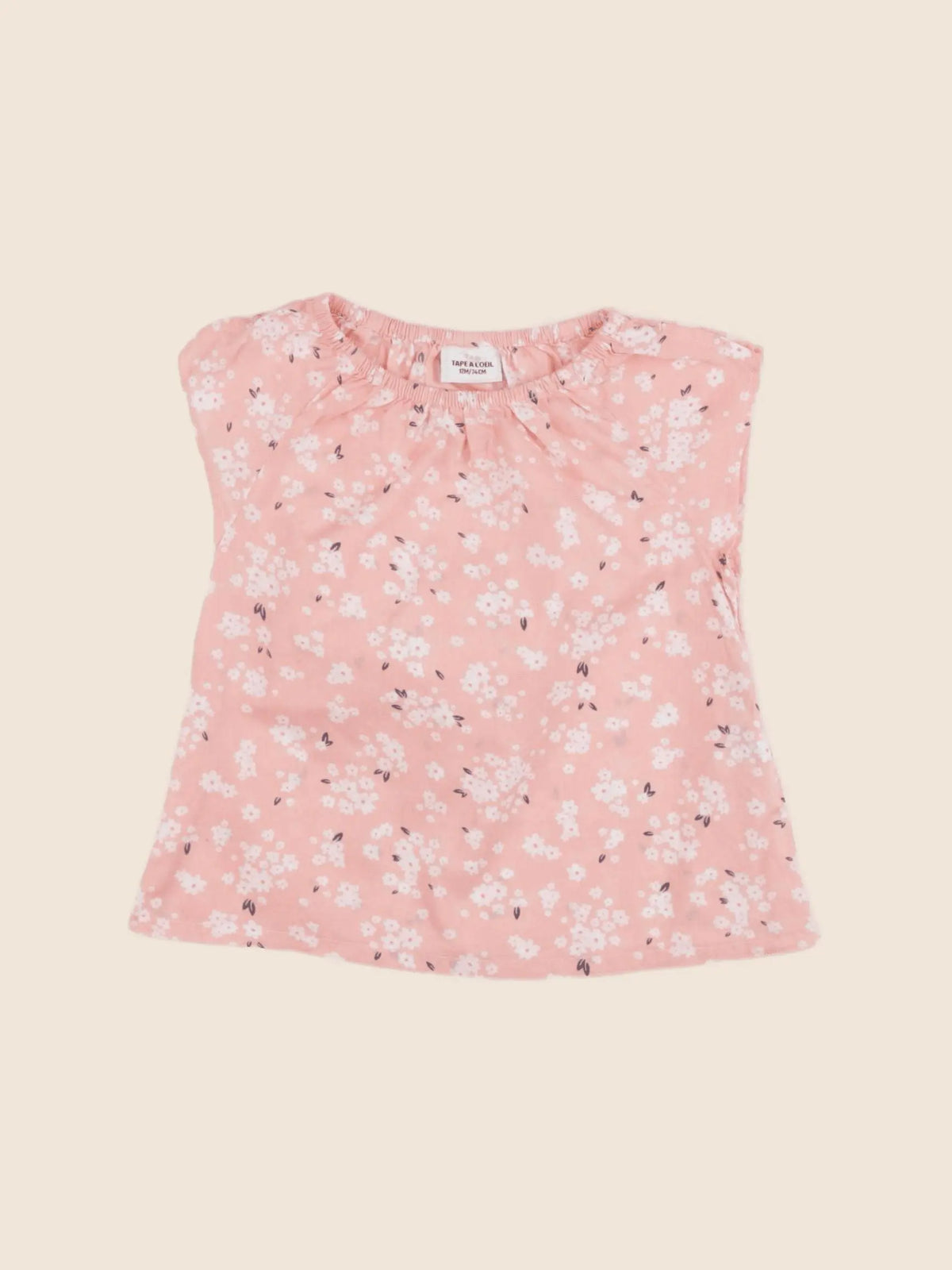 Tape à l'oeil - blouse rose - 12 mois