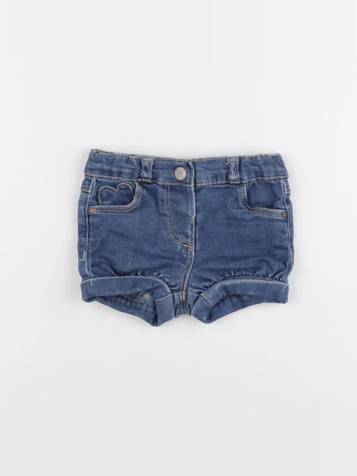 Tape à l'oeil - short bleu - 6 mois