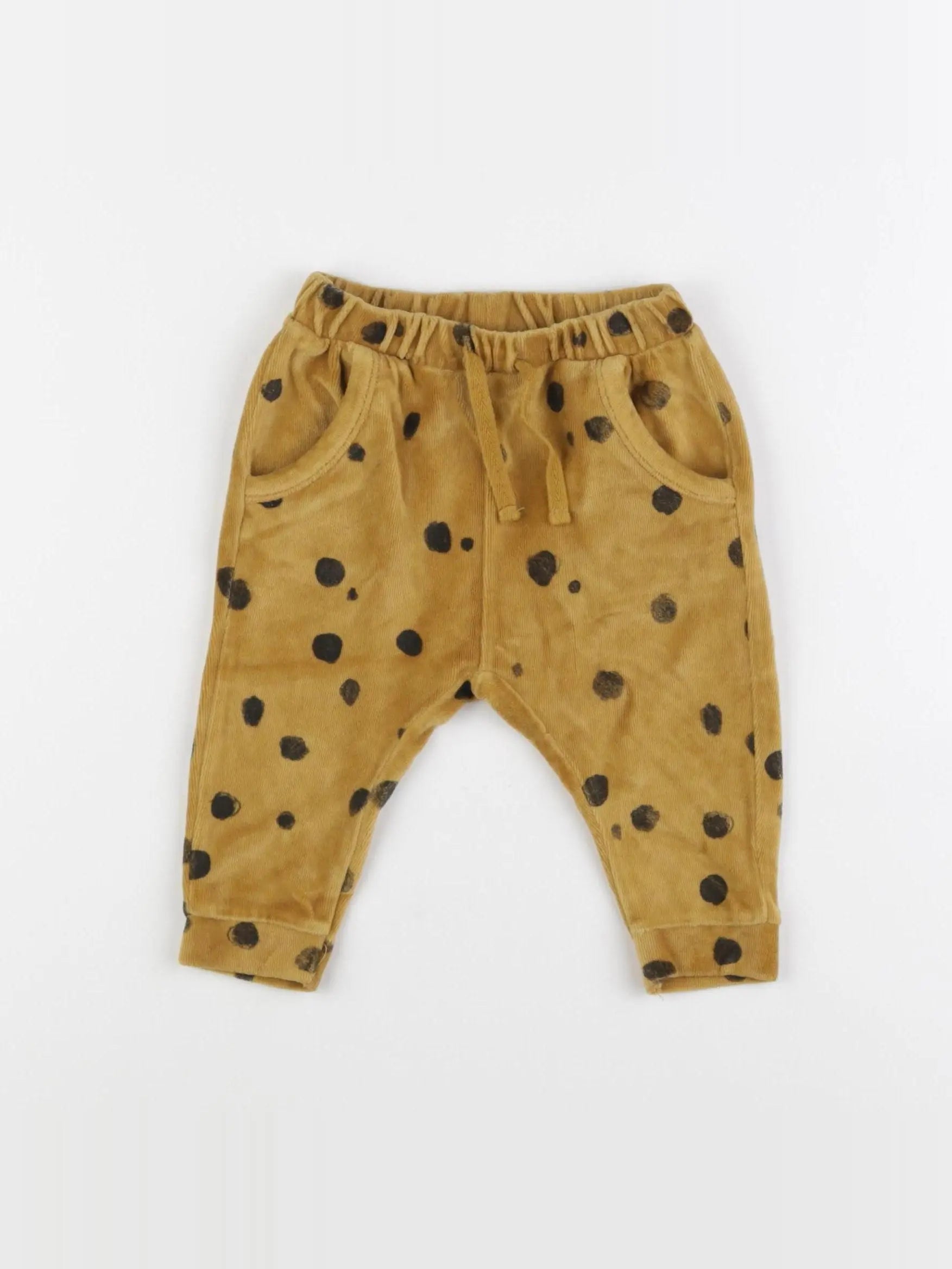 Zara - pantalon jaune - 6/9 mois