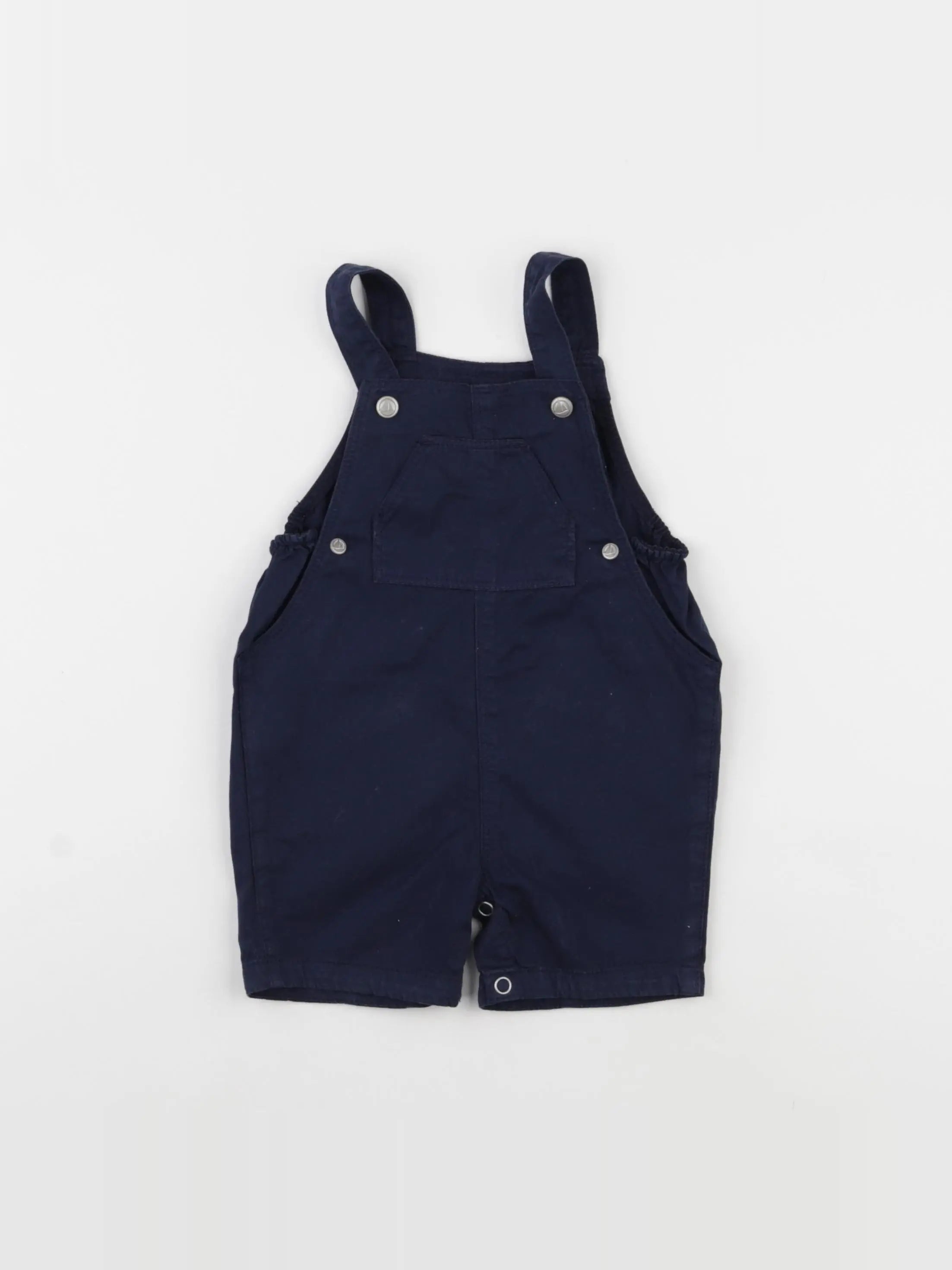 Petit Bateau - salopette bleu - 6 mois