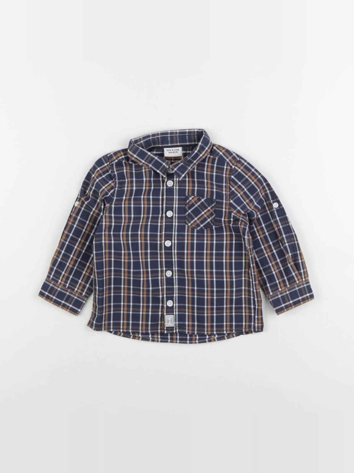 Tape à l'oeil - chemise bleu - 18 mois