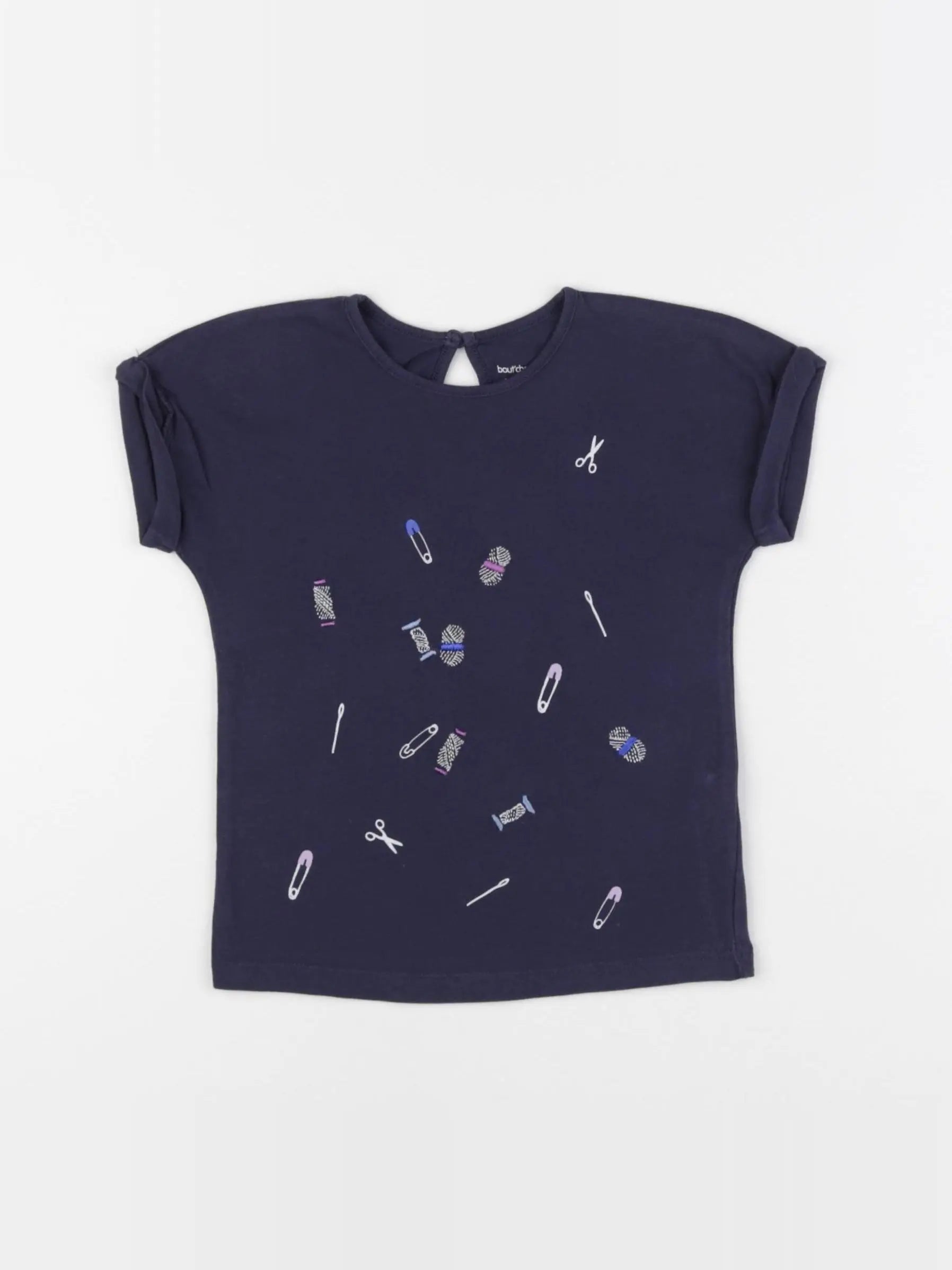 Boutchou - tee-shirt bleu - 36 mois