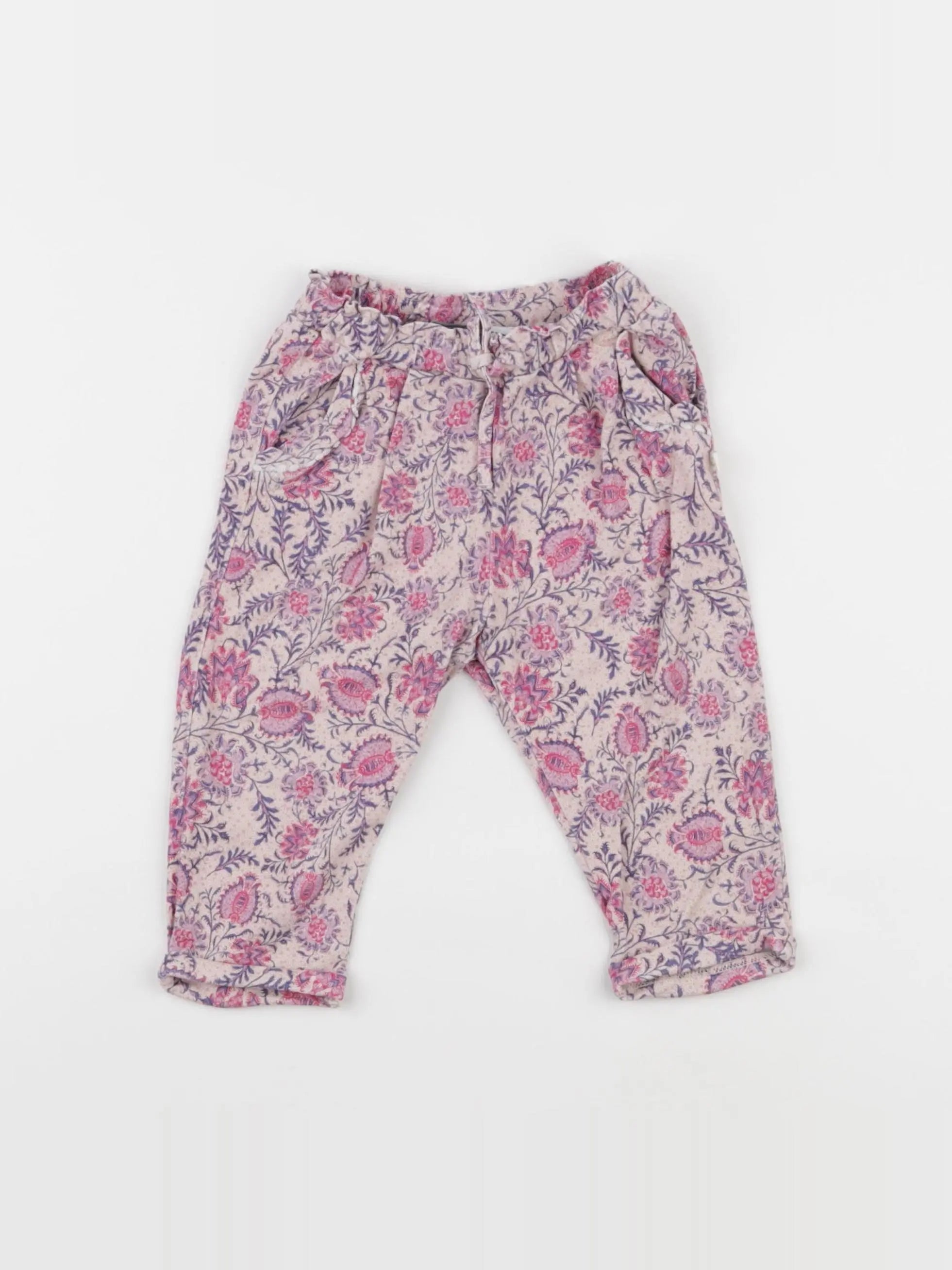 IKKS - sarouel rose - 12 mois