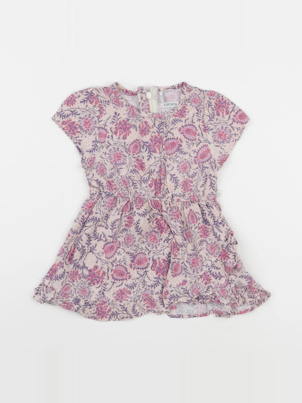 IKKS - robe rose - 2 ans