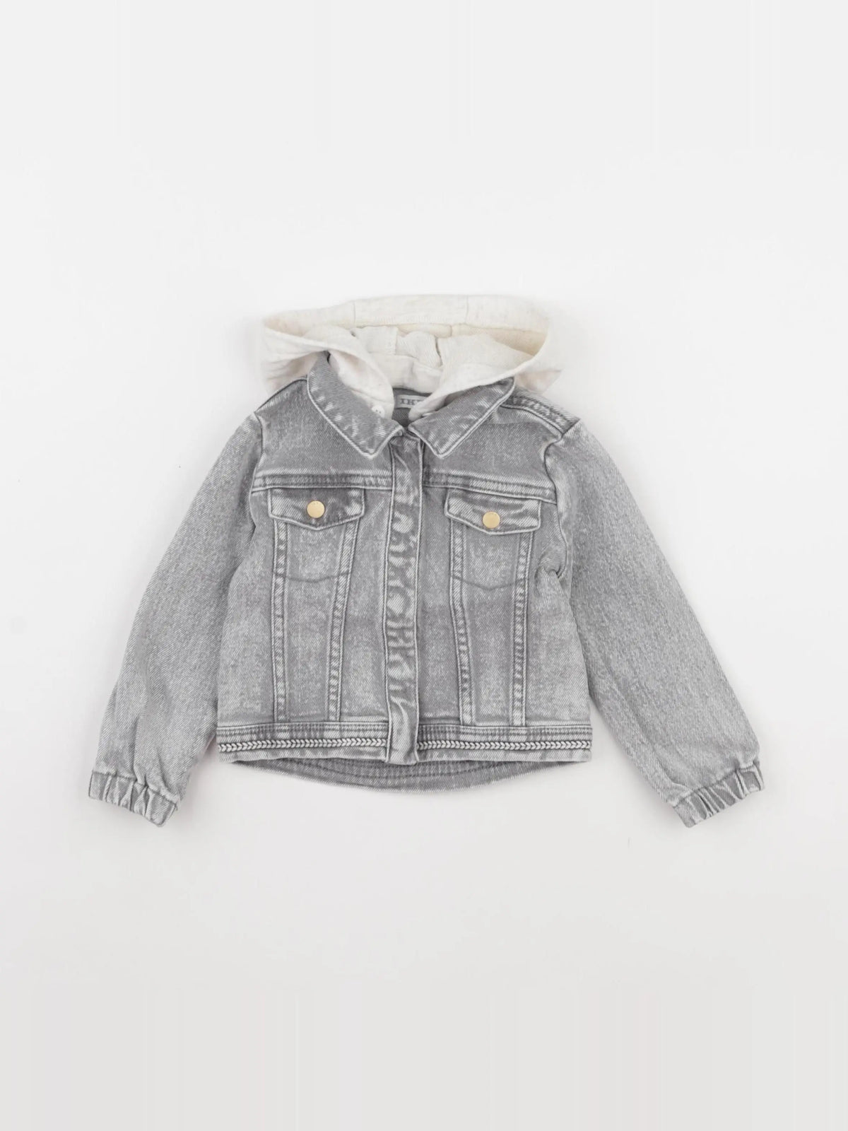 IKKS - veste imprimé au dos gris - 18 mois