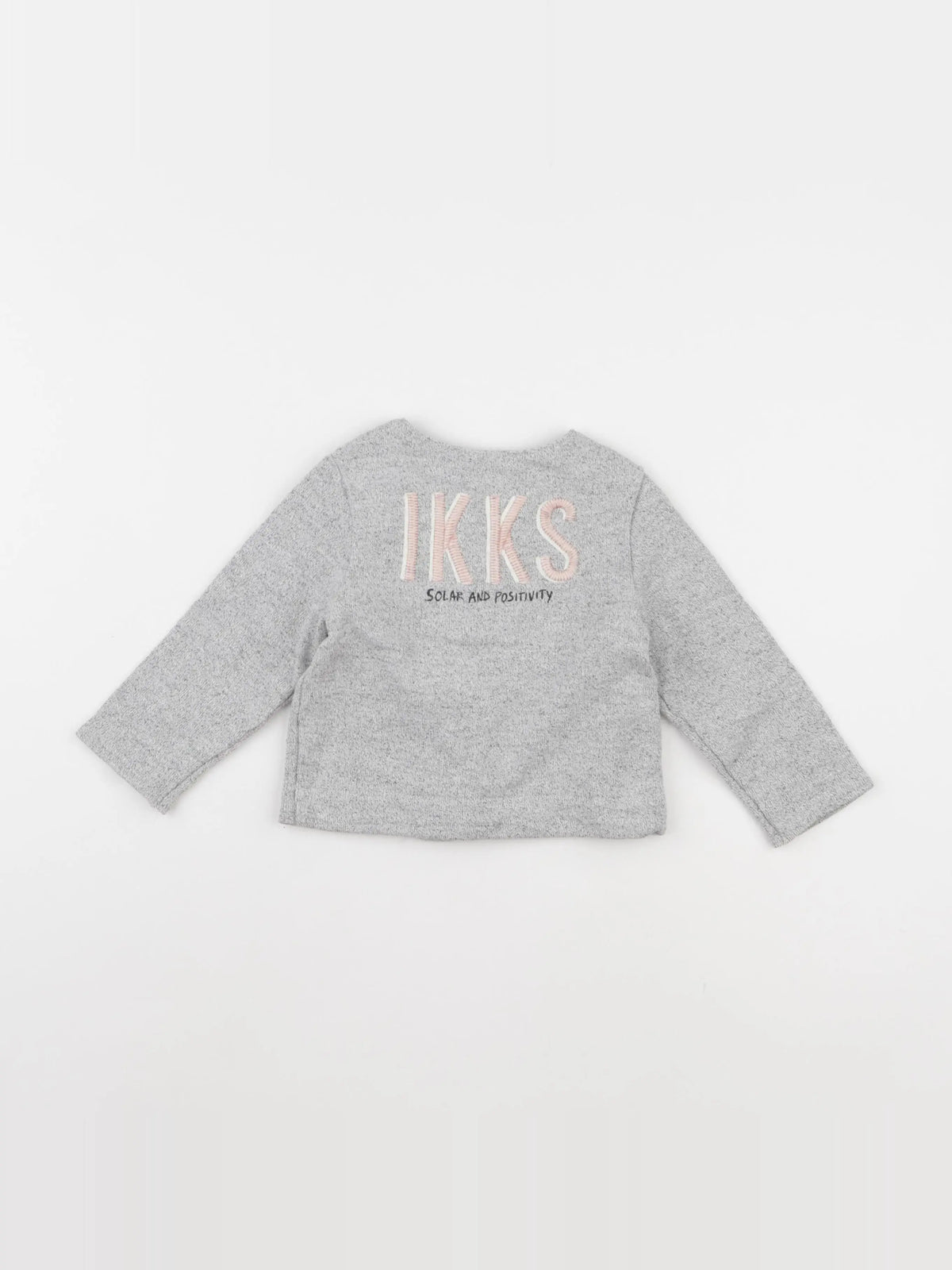IKKS - veste imprimé au dos gris - 2 ans