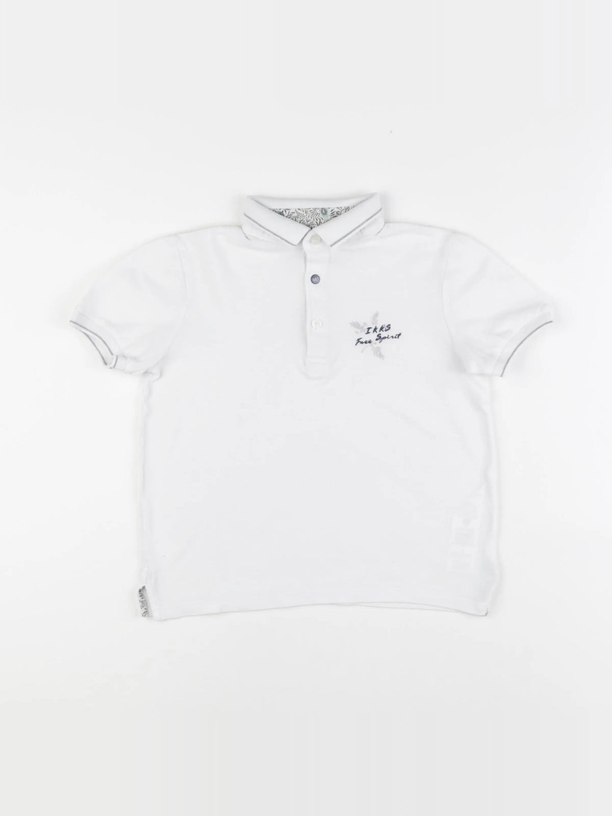 IKKS - polo blanc - 6 ans