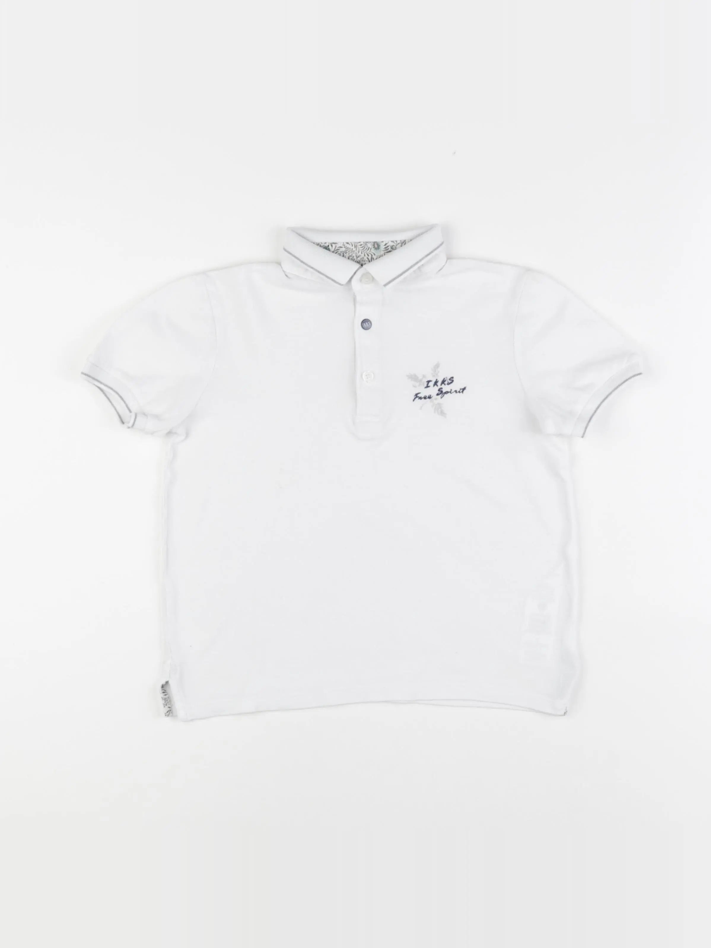 IKKS - polo blanc - 6 ans
