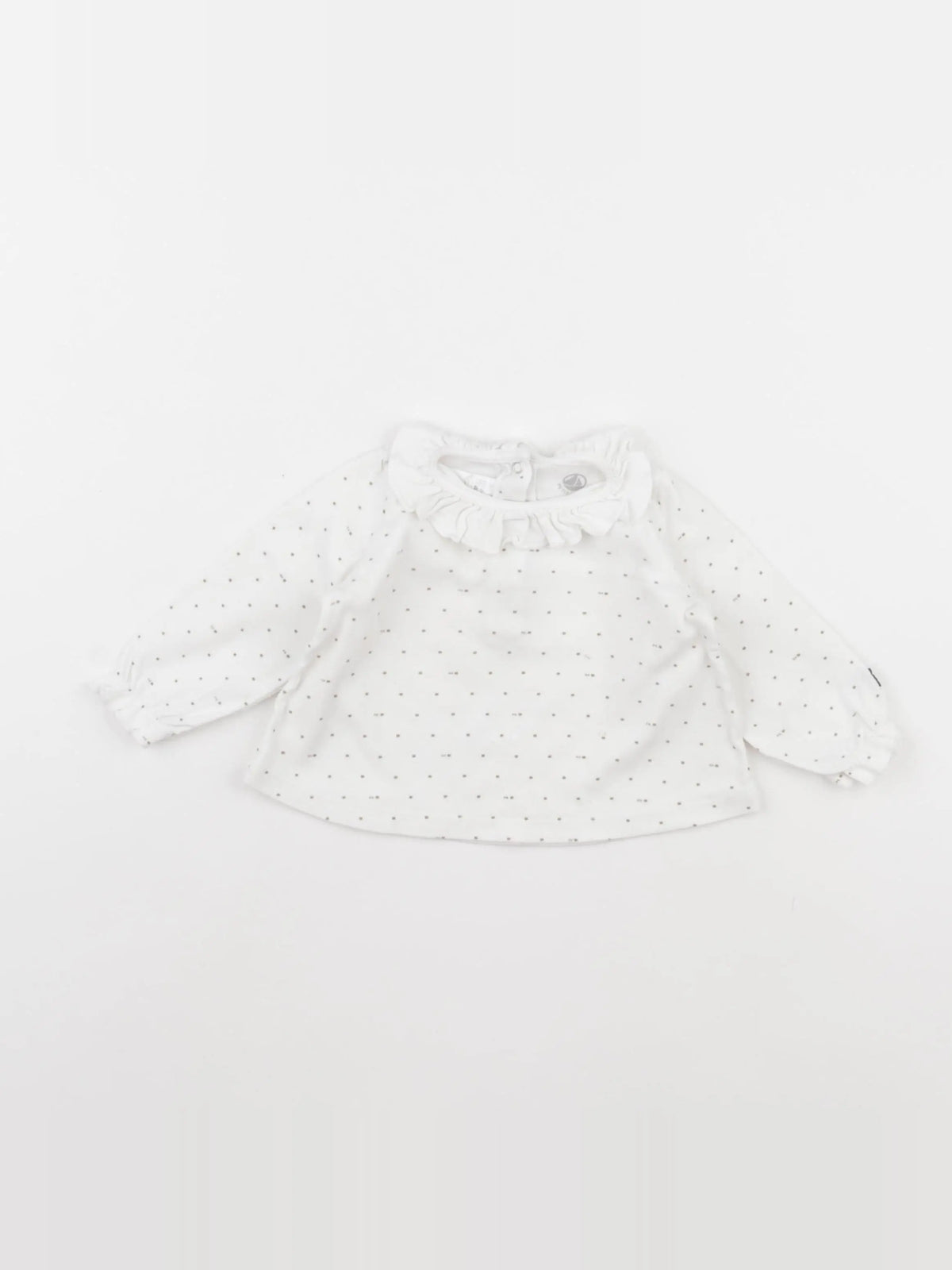 Petit Bateau - tee-shirt blanc - 6 mois