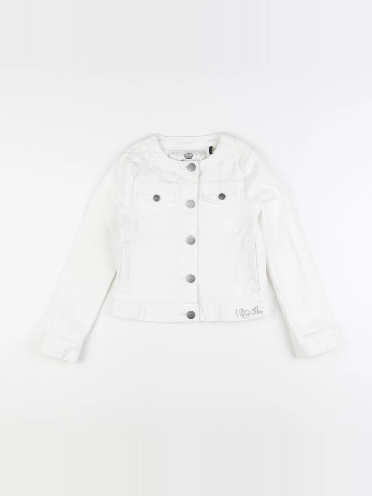 IKKS - veste imprimé au dos blanc - 6 ans