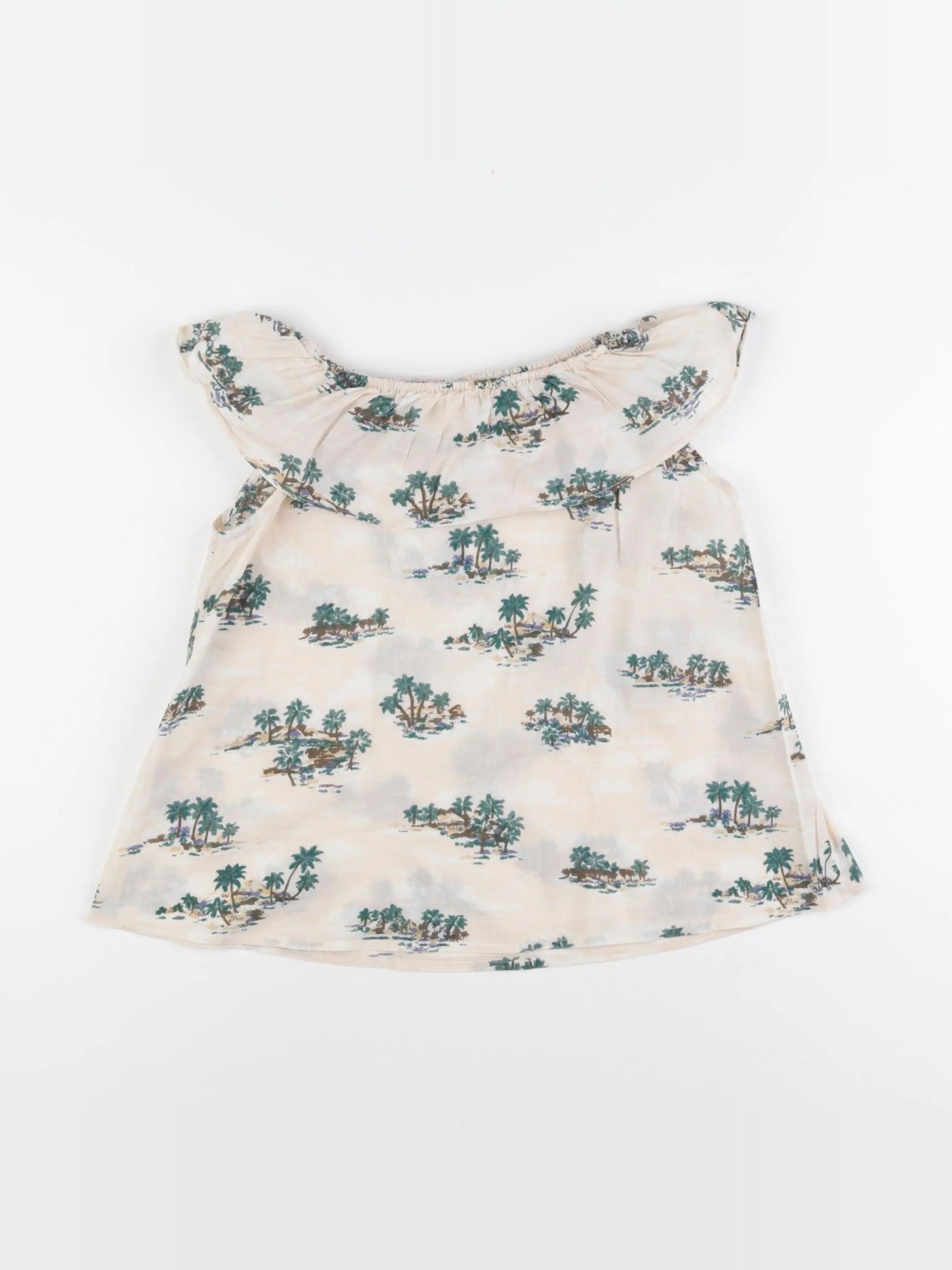 Bonton - blouse beige - 8 ans