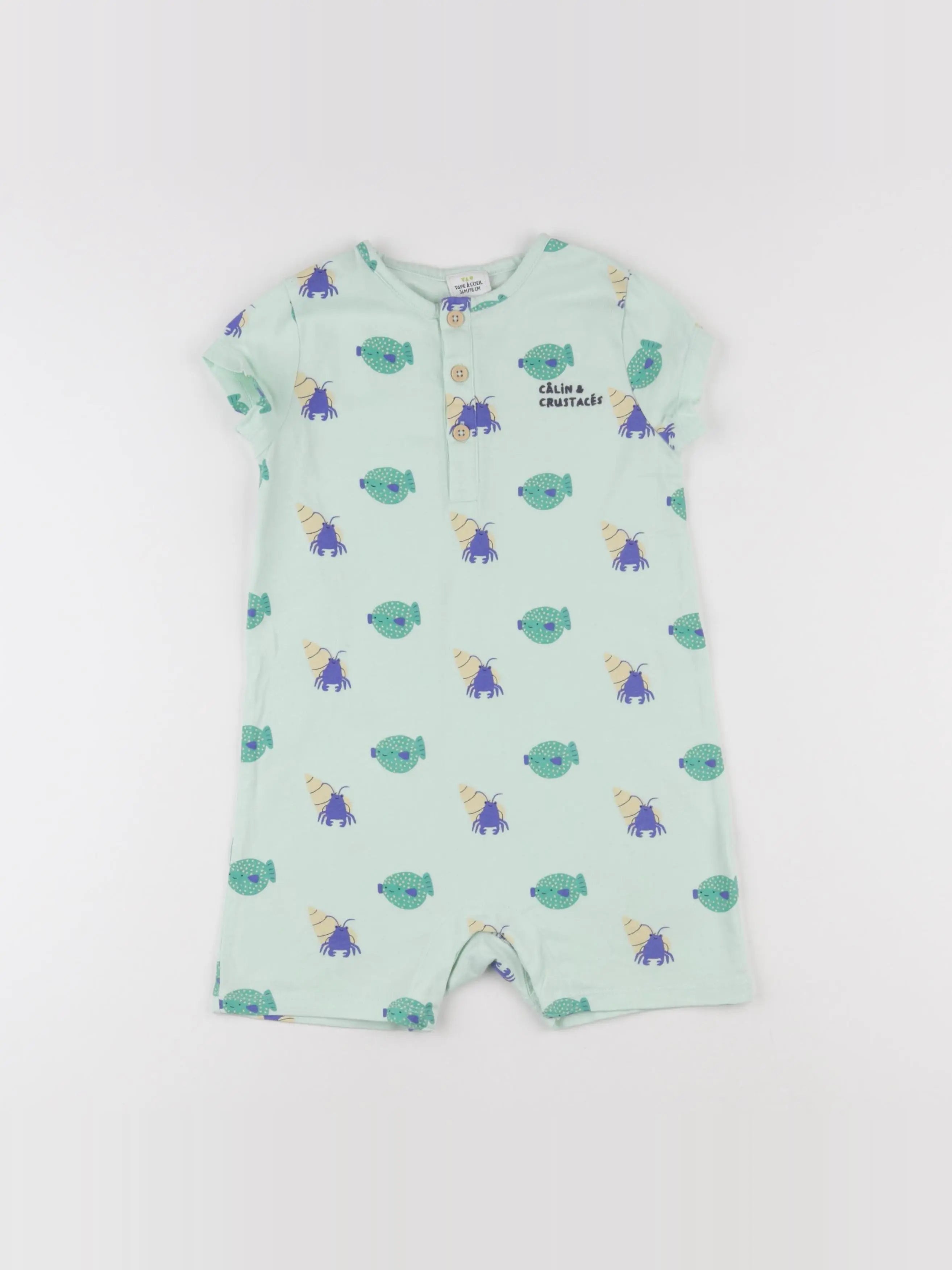 Tape à l'oeil - combinaison bleu - 36 mois