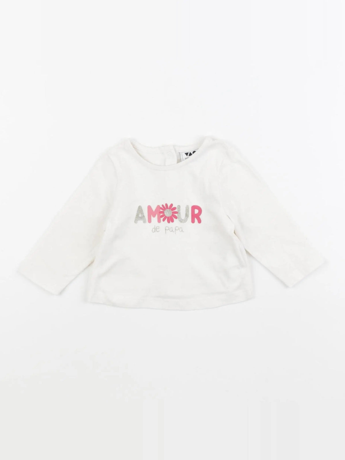 Tape à l'oeil - tee-shirt blanc - 3 mois