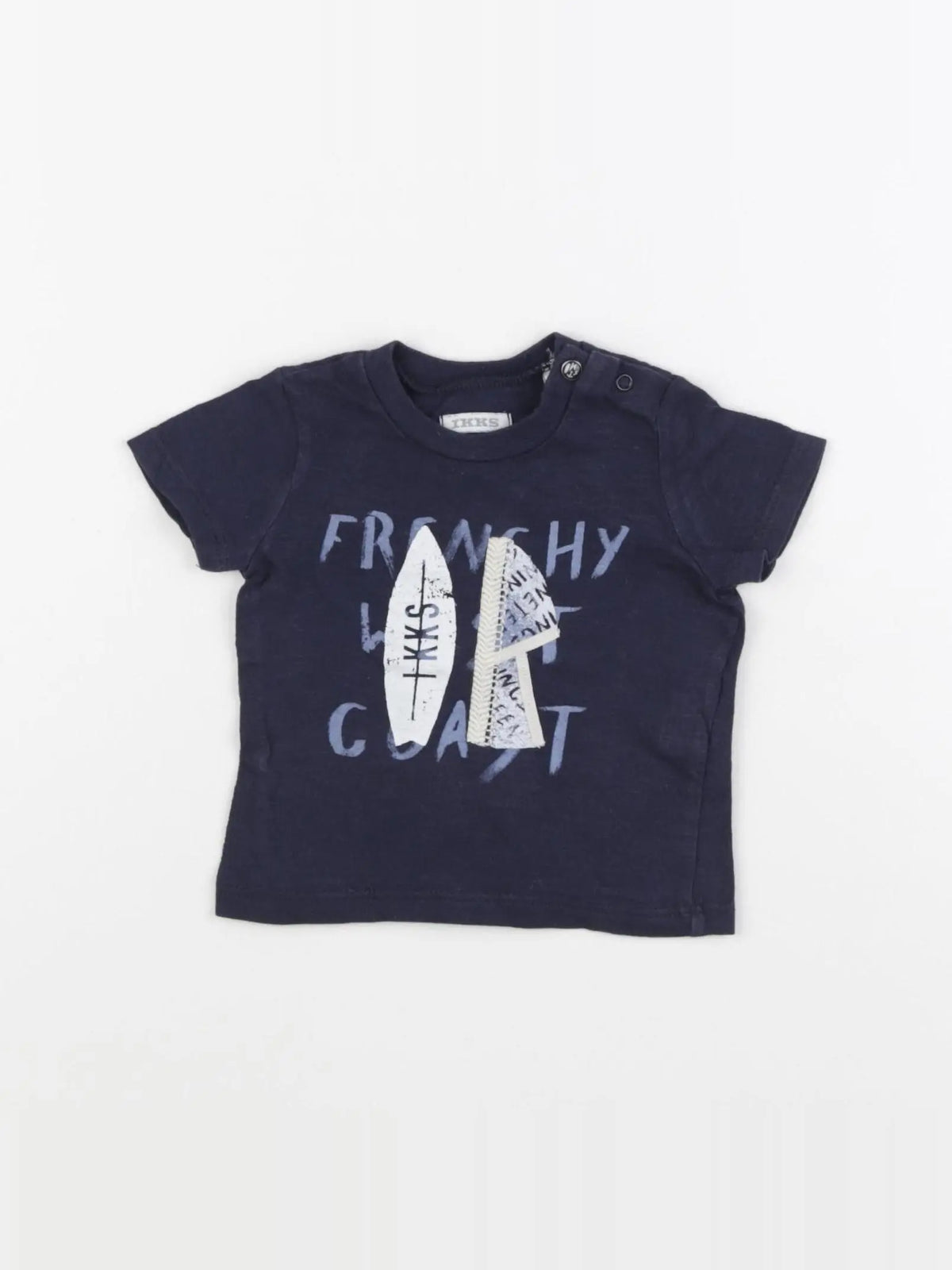 IKKS - tee-shirt bleu - 3 mois