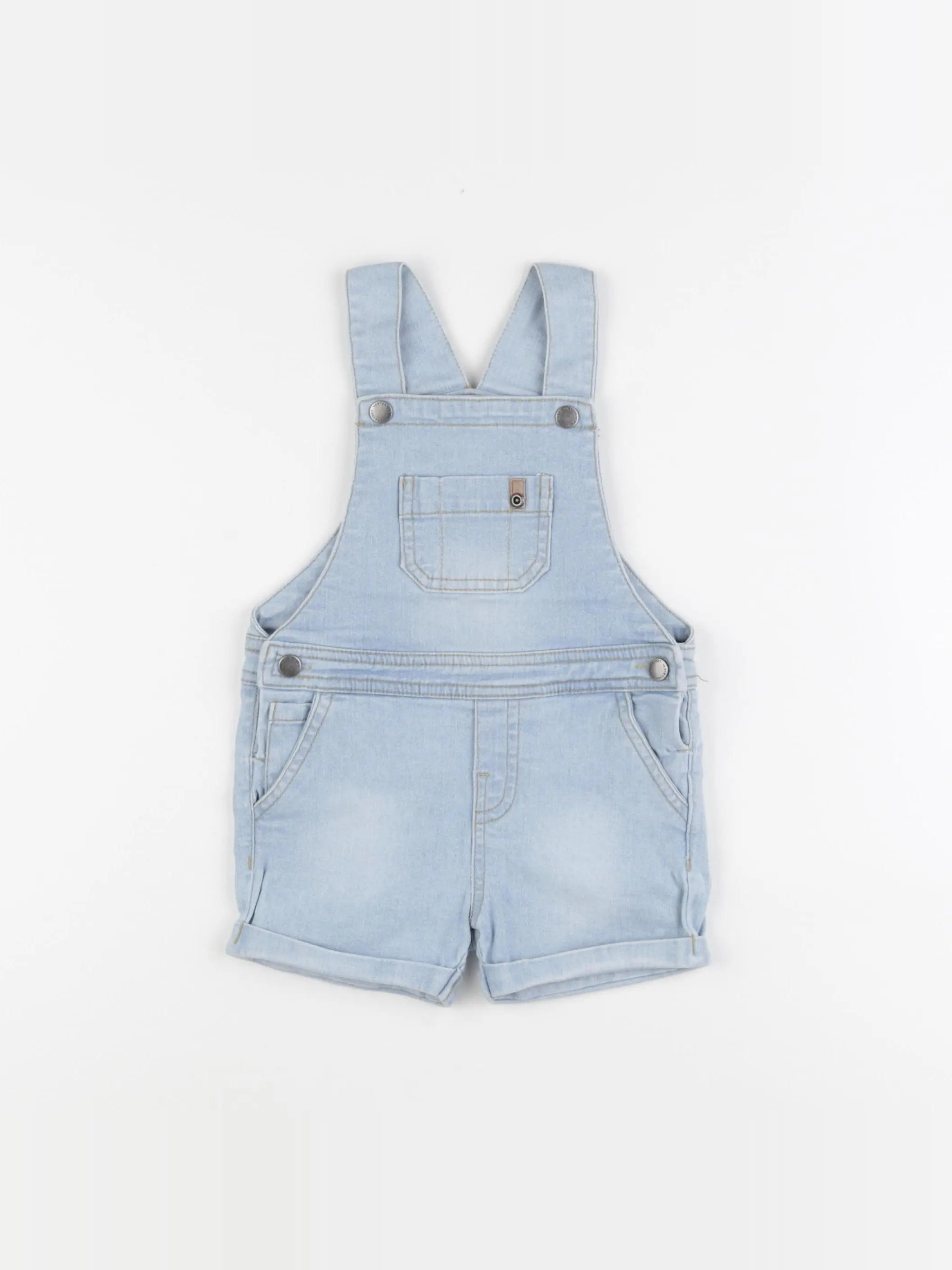 Vertbaudet - salopette bleu - 2 ans