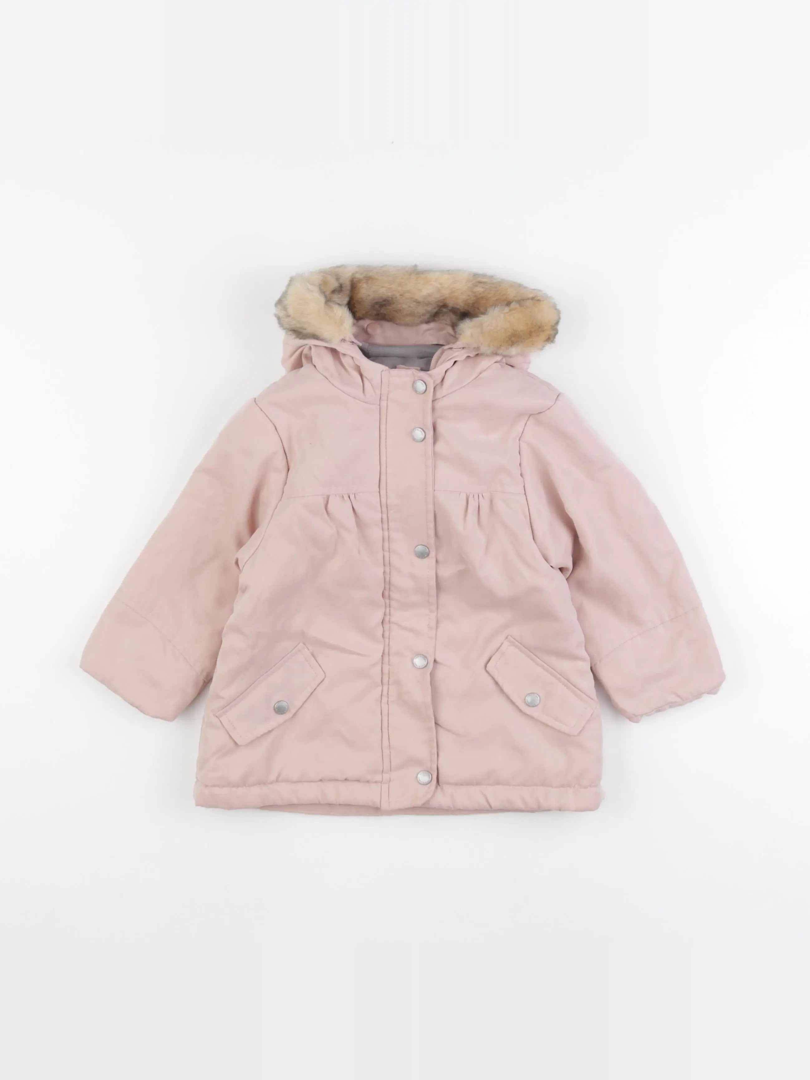 Vertbaudet - manteau rose - 18 mois
