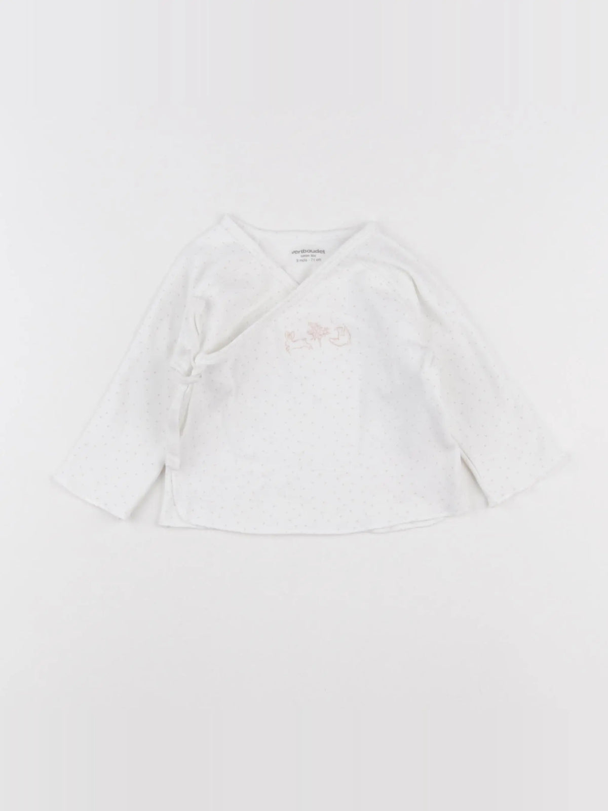 Vertbaudet - tee-shirt rose - 9 mois