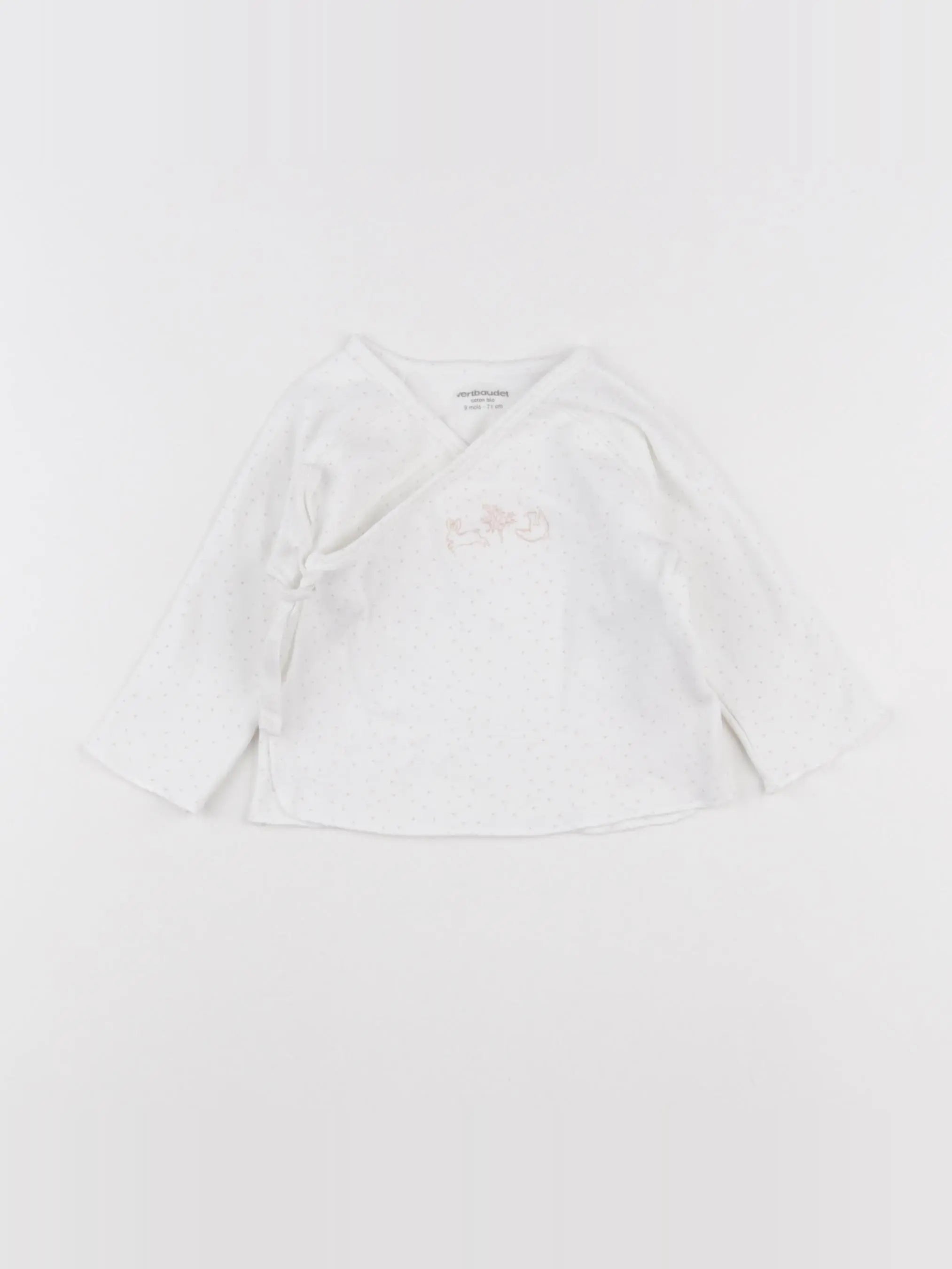 Vertbaudet - tee-shirt rose - 9 mois