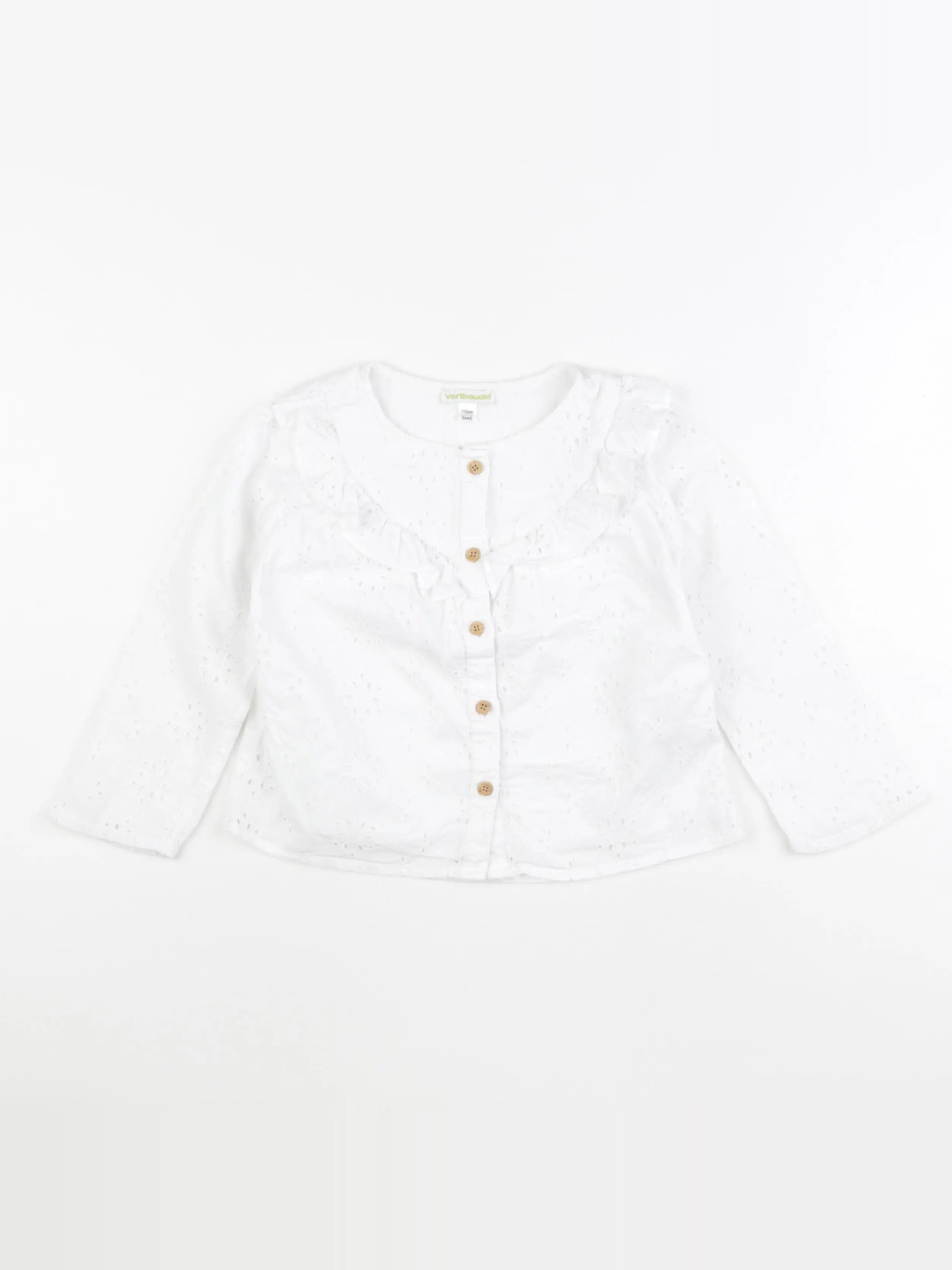 Vertbaudet - blouse blanc - 5 ans