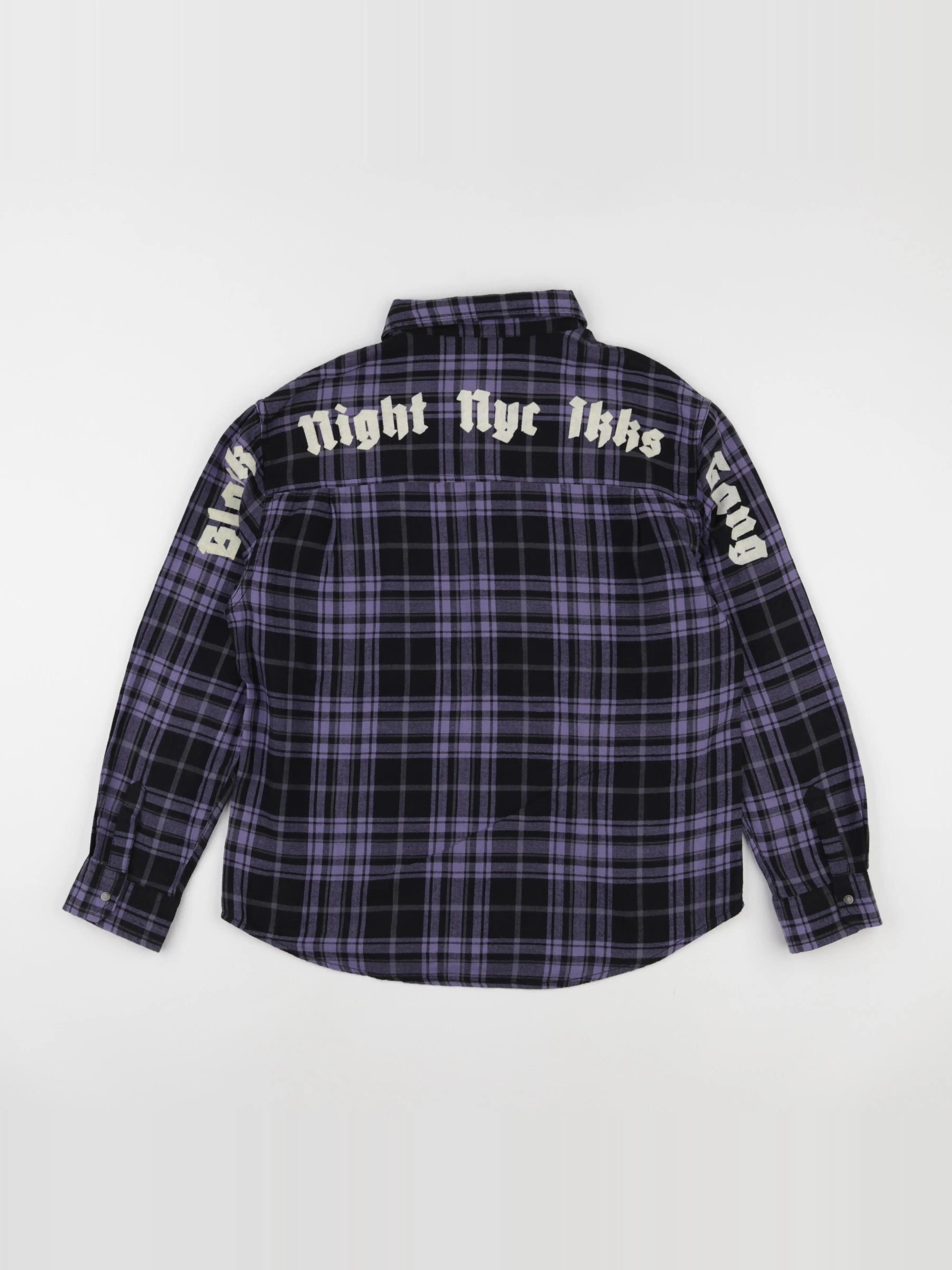 IKKS - chemise imprimé au dos violet - 12 ans