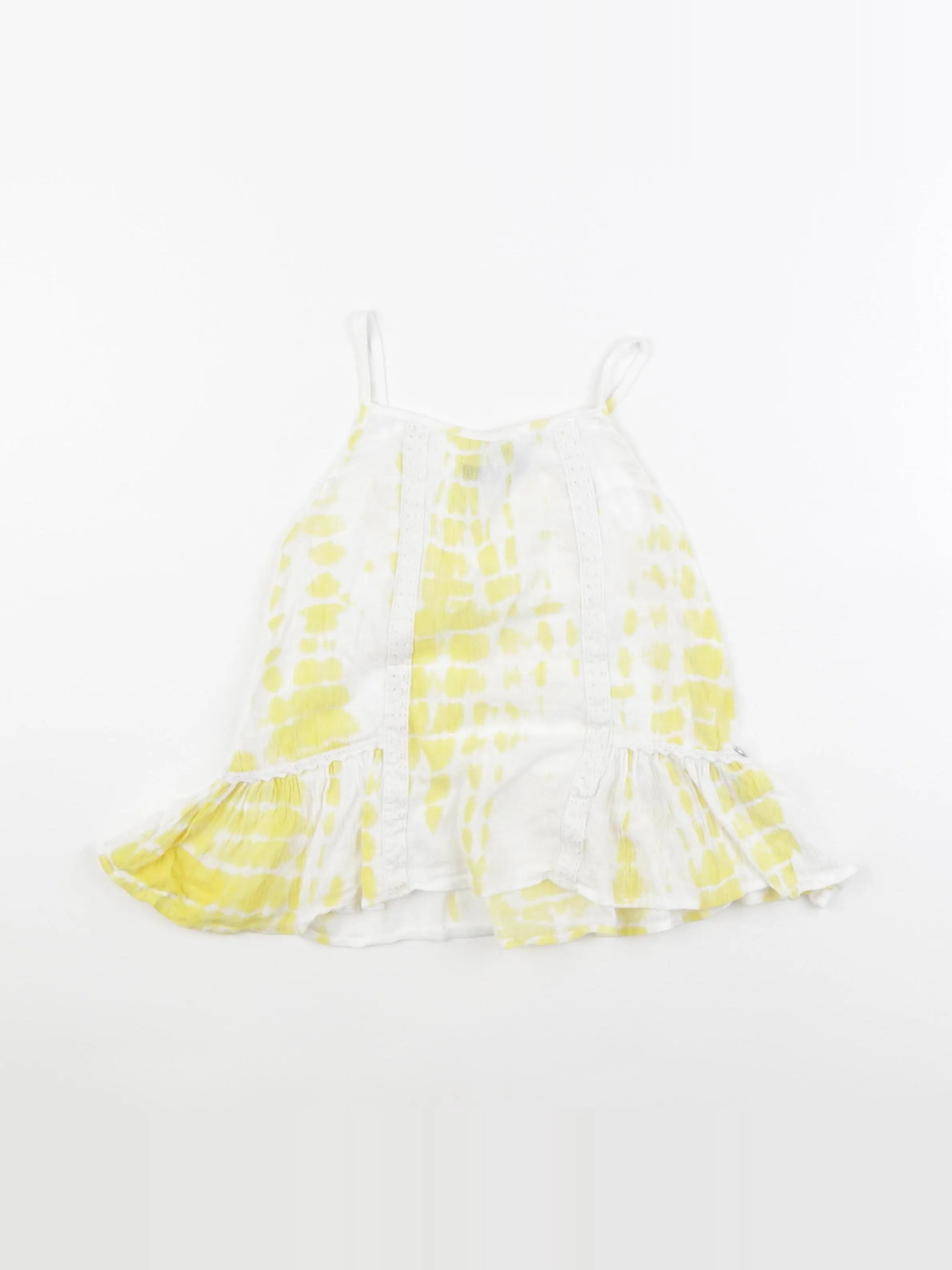 IKKS - blouse blanc, jaune - 8 ans