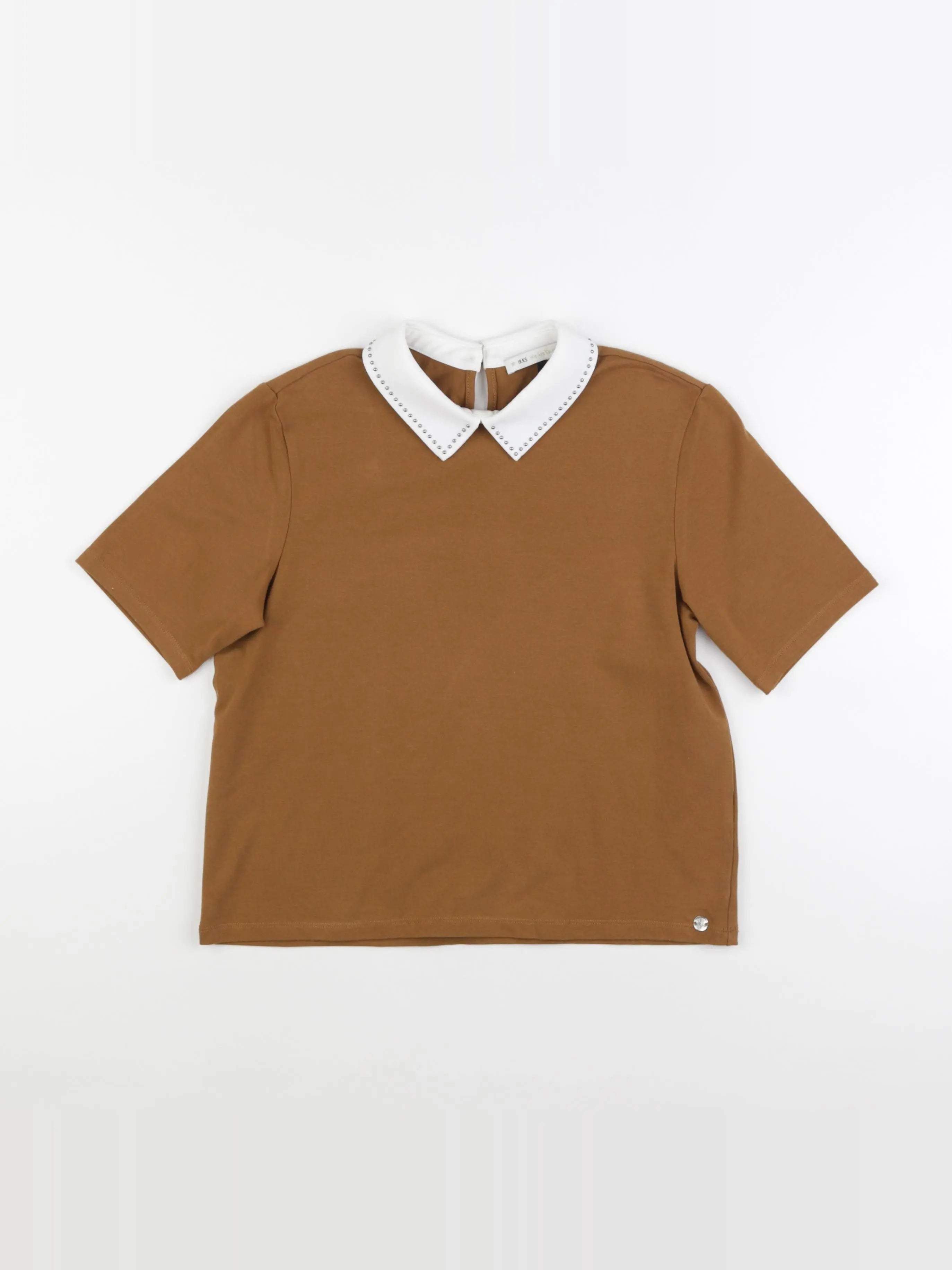 IKKS - tee-shirt marron - 12 ans