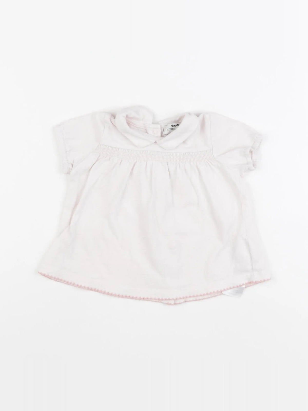 Cyrillus - tee-shirt rose - 12 mois