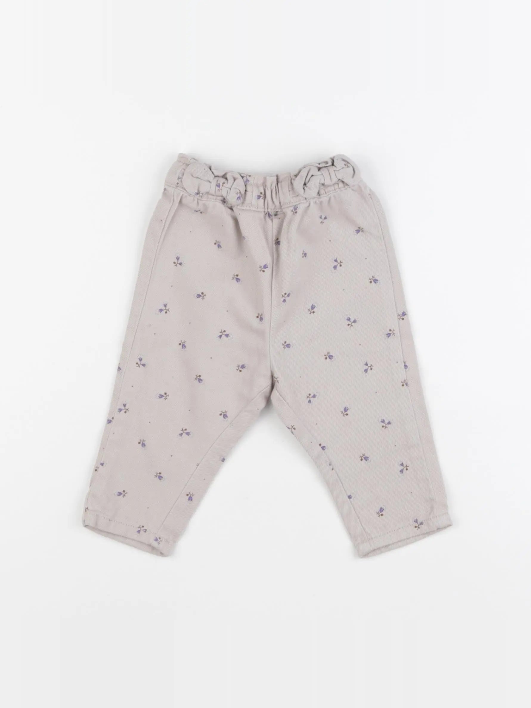Vertbaudet - jean beige - 6 mois
