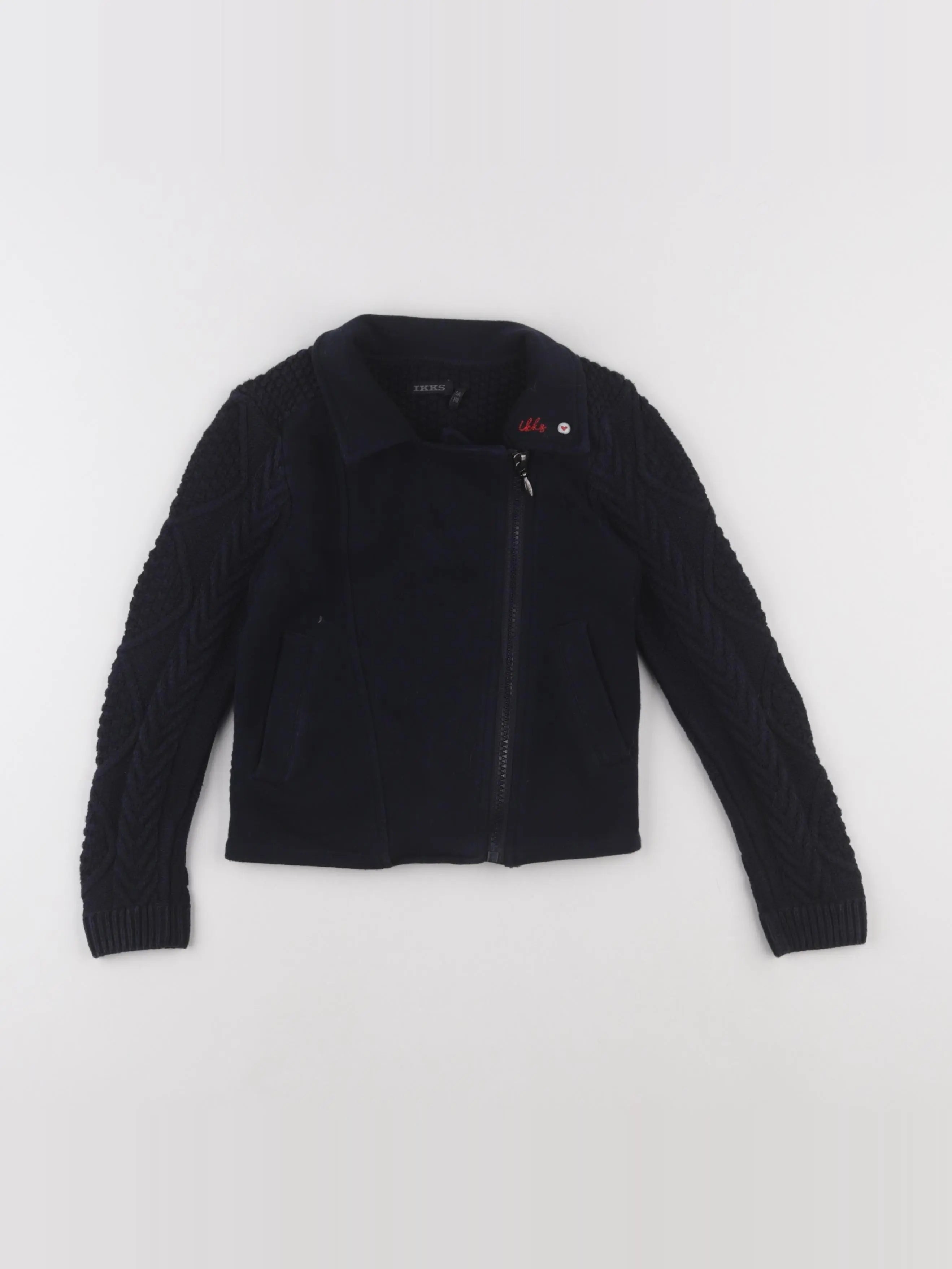 IKKS - sweat bleu - 6 ans