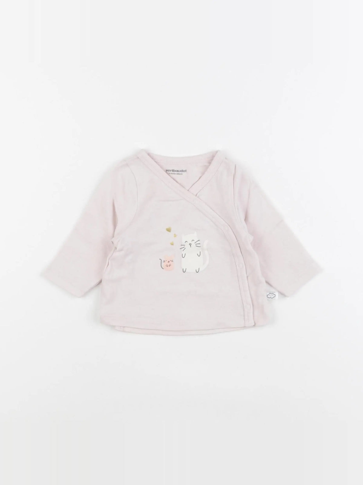 Vertbaudet - tee-shirt rose - 3 mois