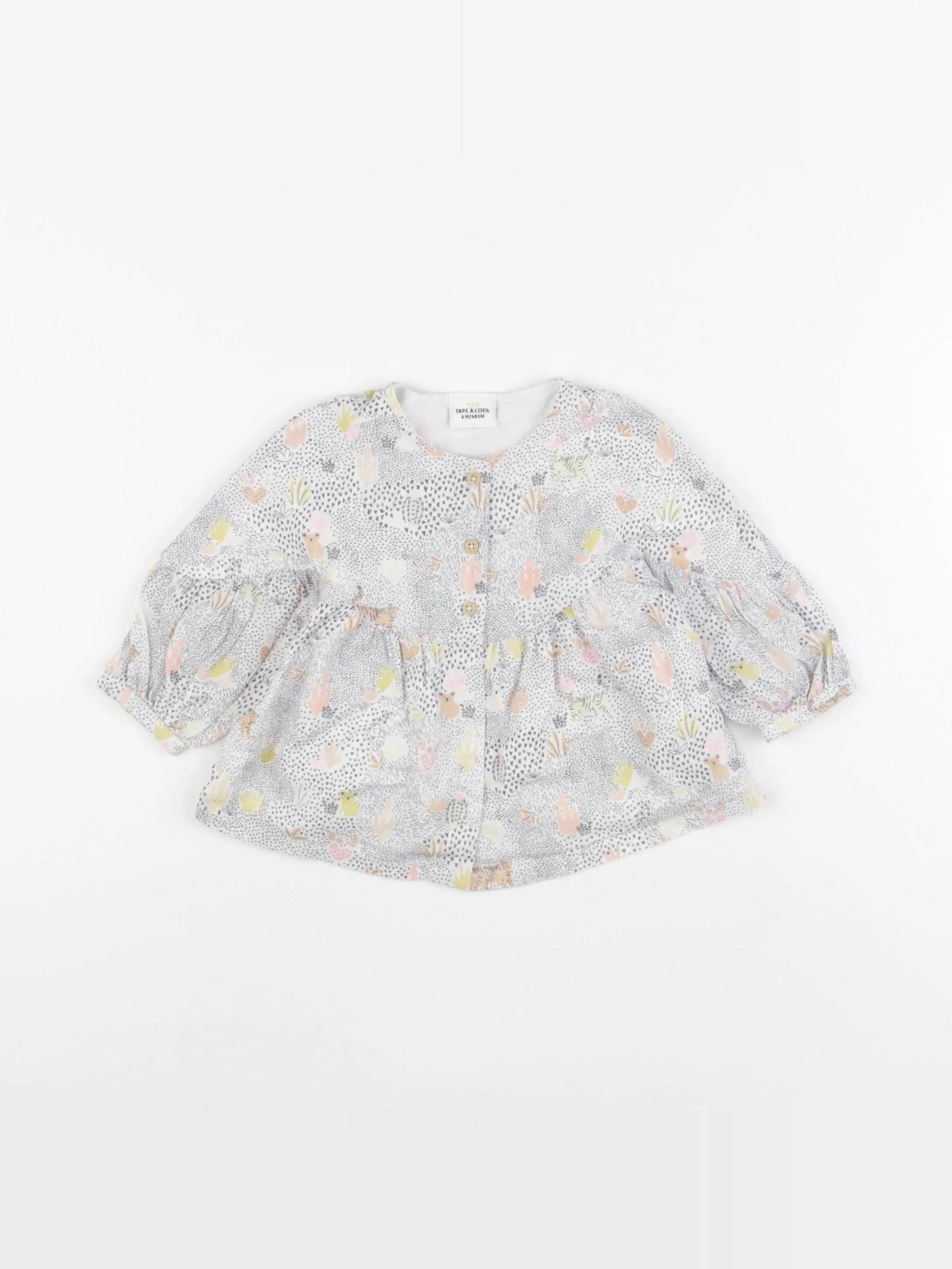 Tape à l'oeil - blouse multicolore - 6 mois