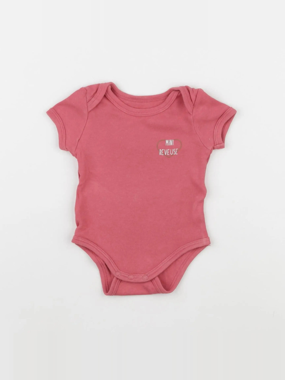 Vertbaudet - body rose - 3 mois
