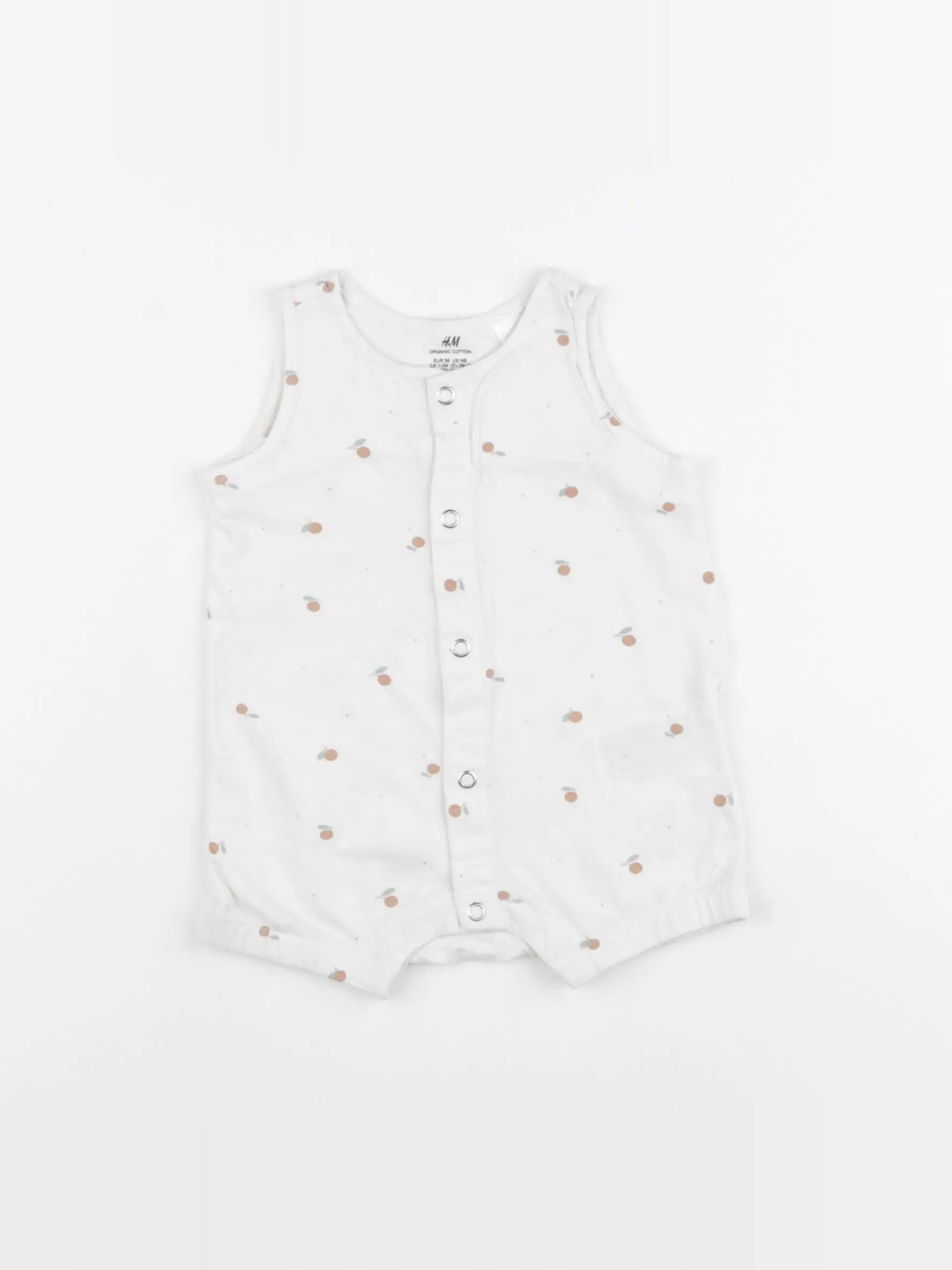 H&M - combinaison blanc - 0 mois