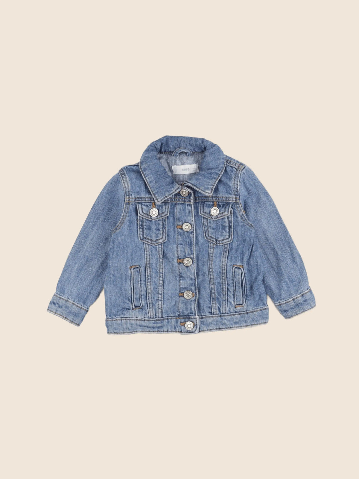 Mango - veste bleu - 9/12 mois