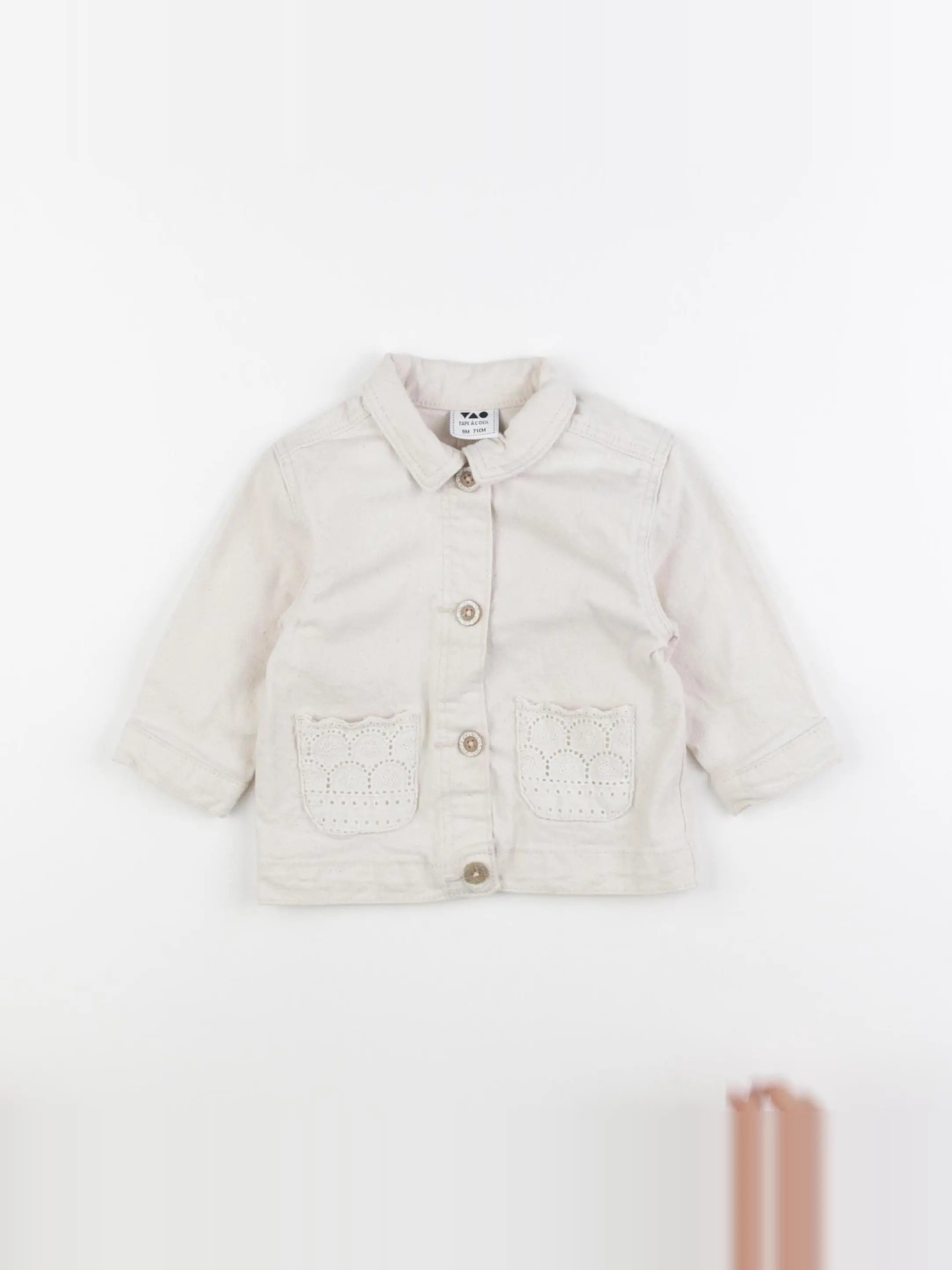 Tape à l'oeil - veste beige - 9 mois