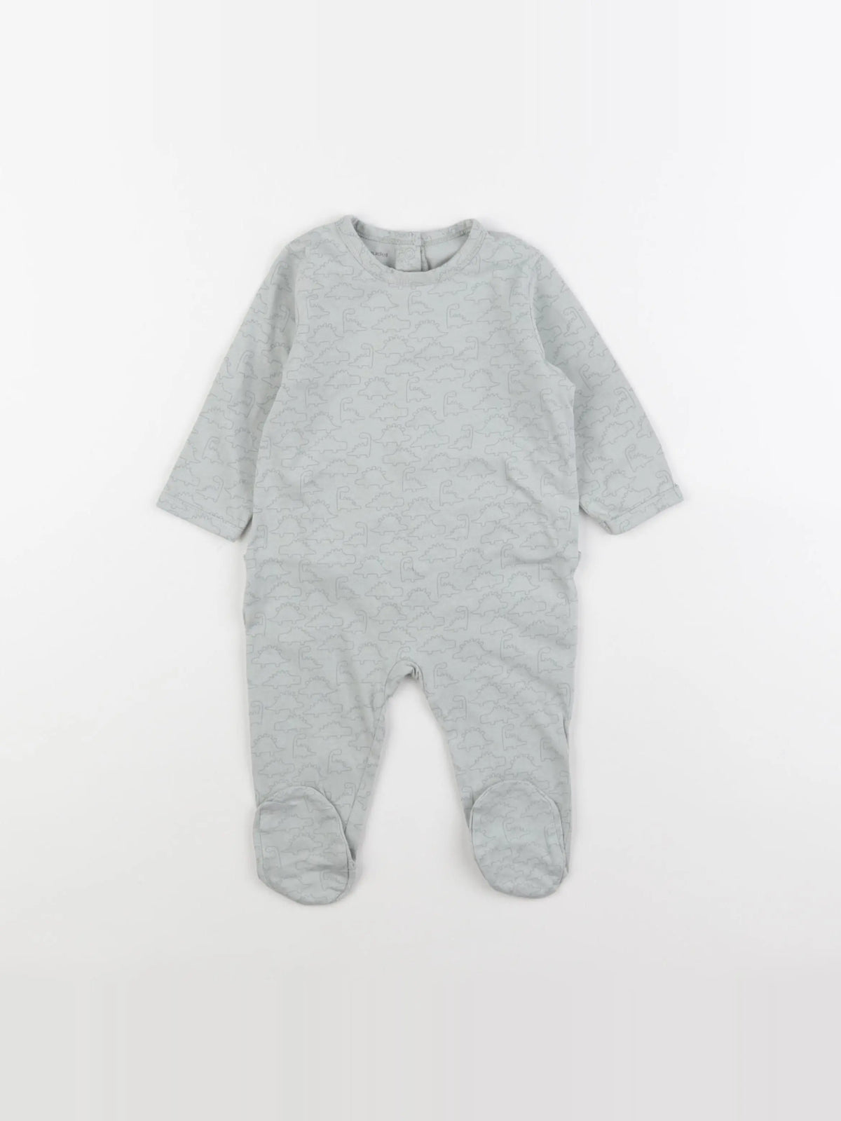 Vertbaudet - pyjama coton bleu - 6 mois
