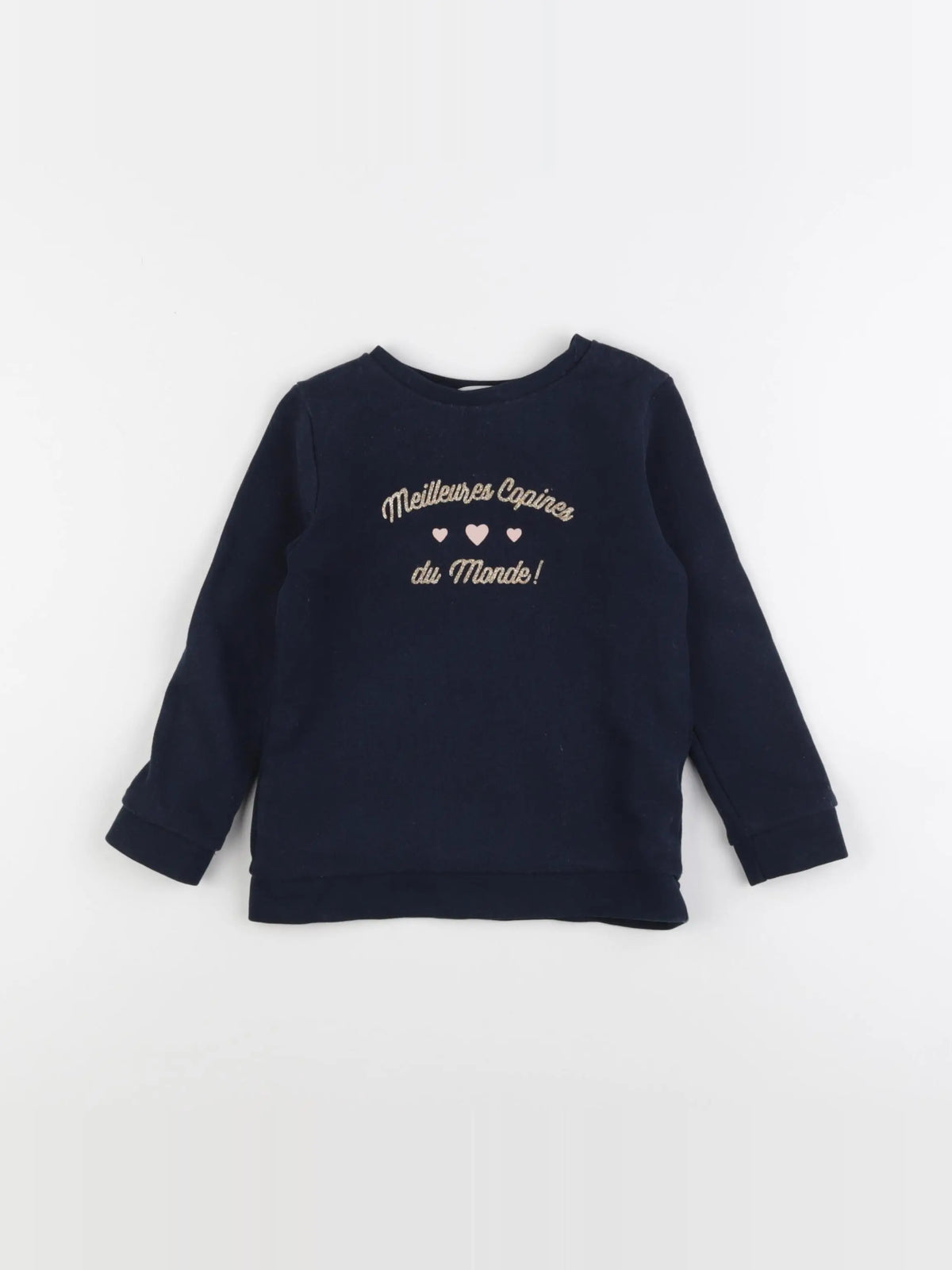 Vertbaudet - sweat bleu - 4 ans