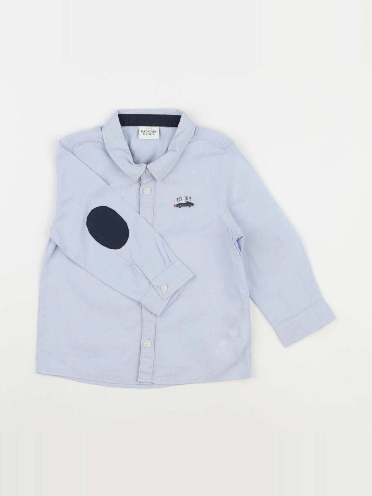 Tape à l'oeil - chemise bleu - 24 mois