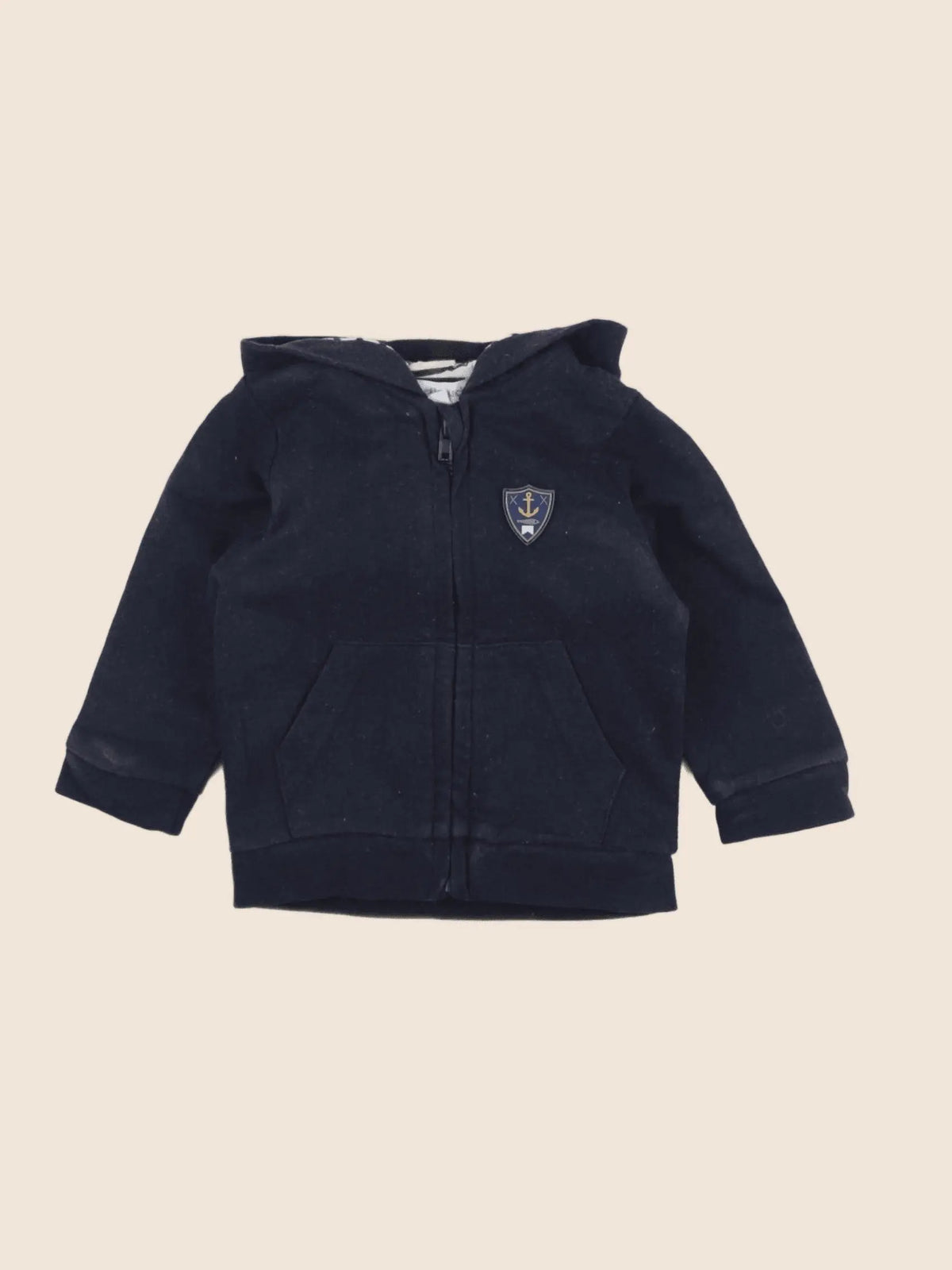 Vertbaudet - sweat bleu - 6 mois