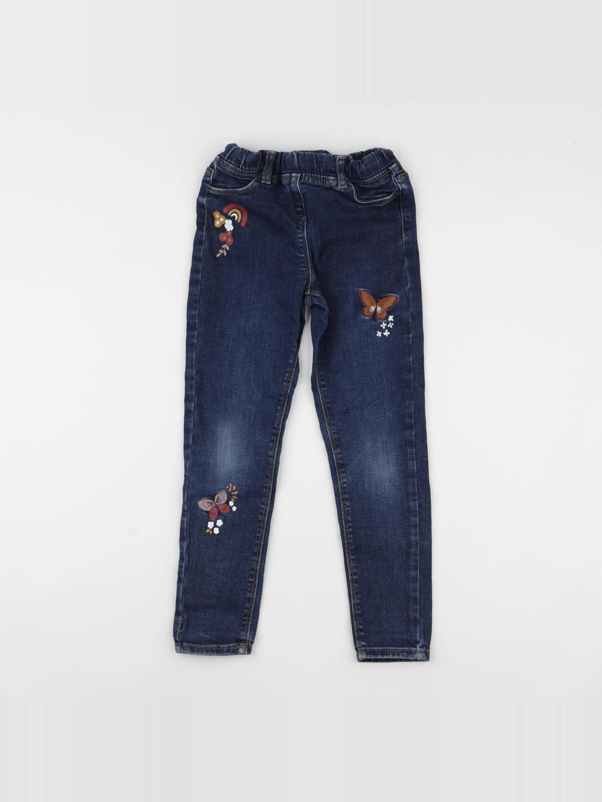 Vertbaudet - jegging bleu - 8 ans