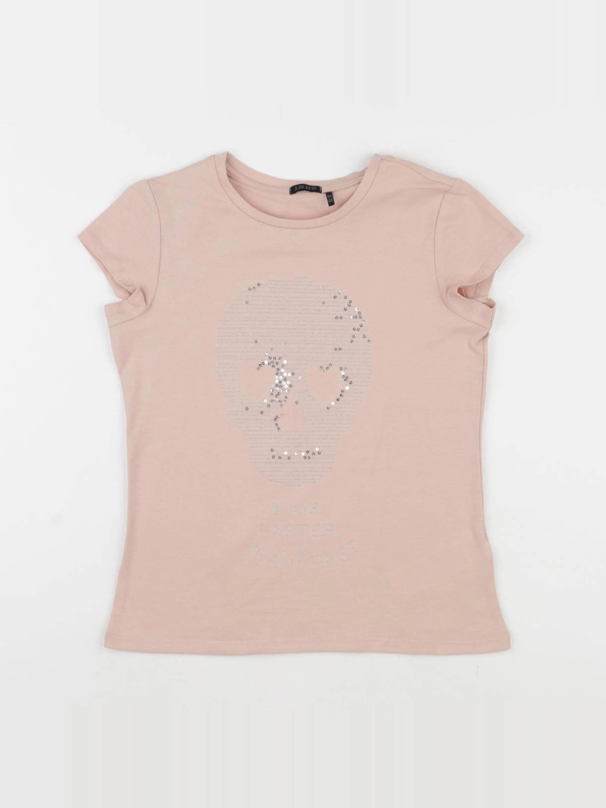 IKKS - tee-shirt rose - 10 ans