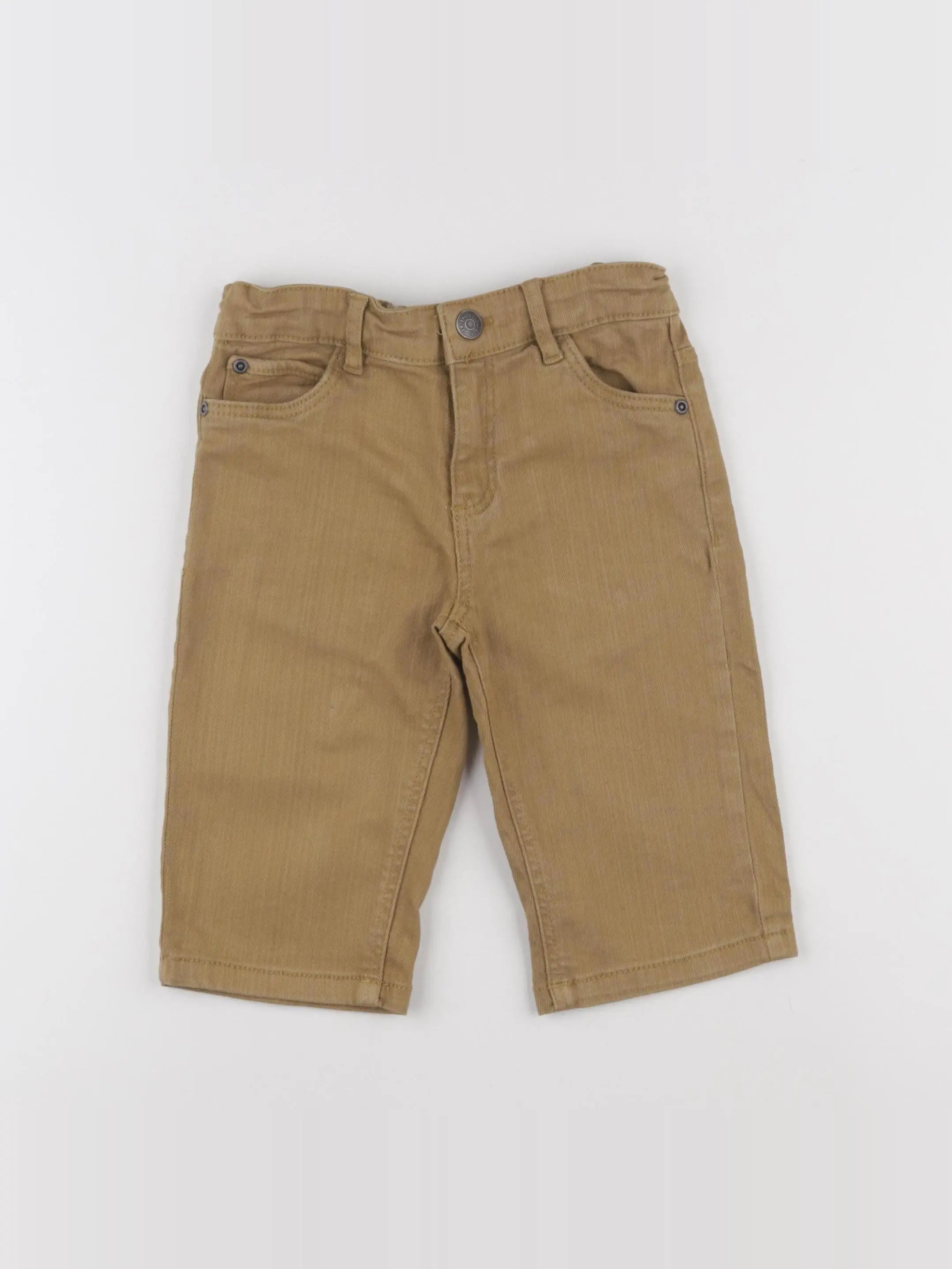 Vertbaudet - pantacourt marron - 7 ans