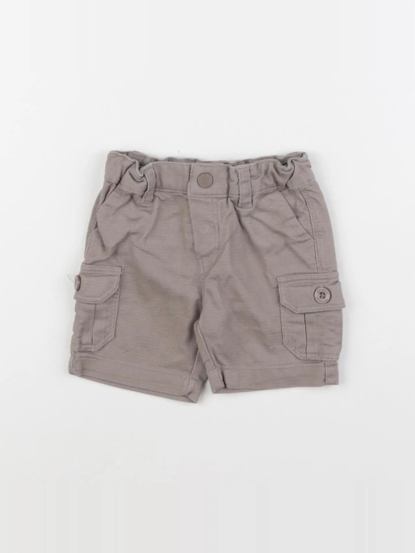Vertbaudet - short marron - 6 mois